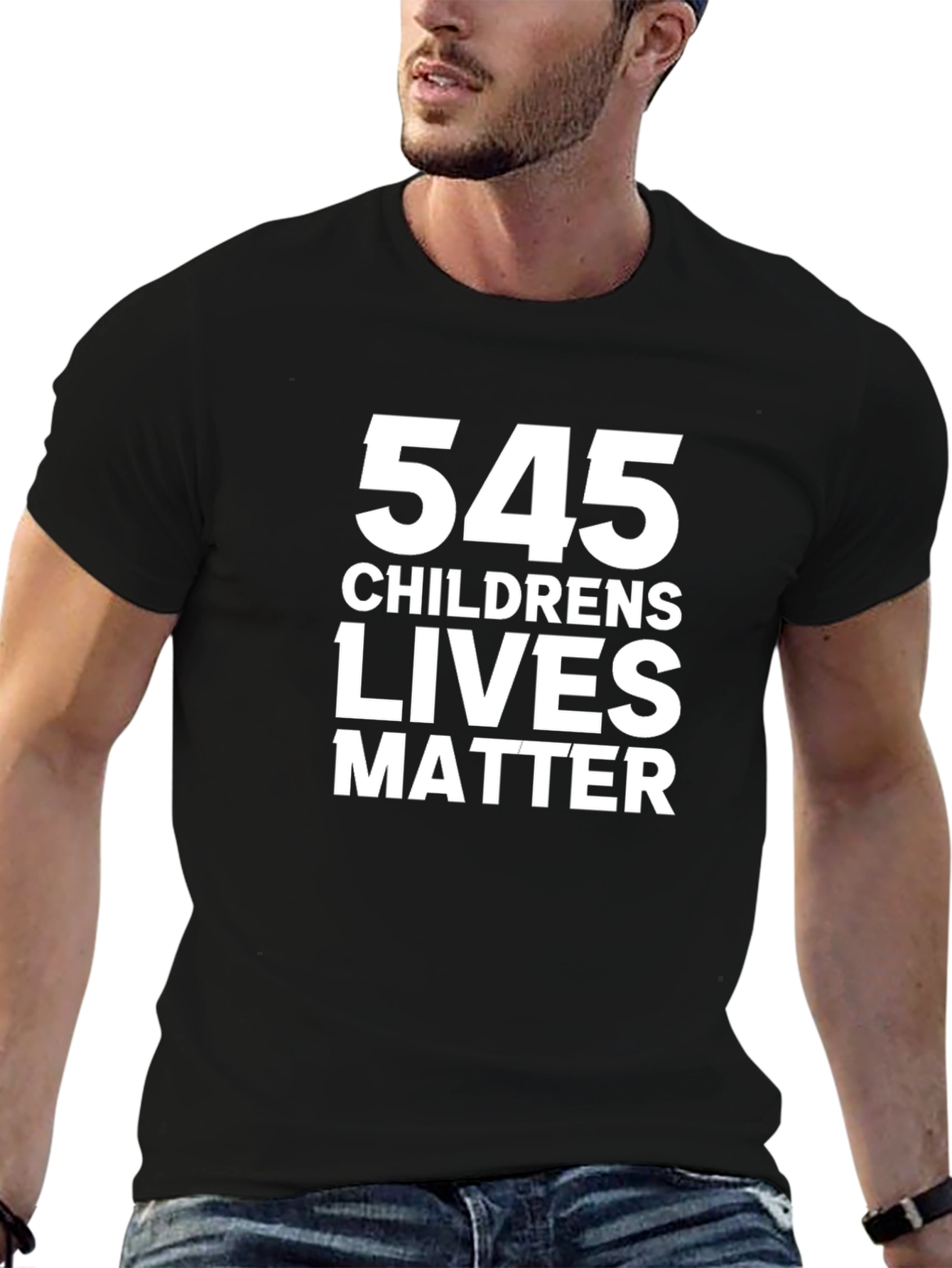 545 Childrens Lives Matter Black Graphic Tee