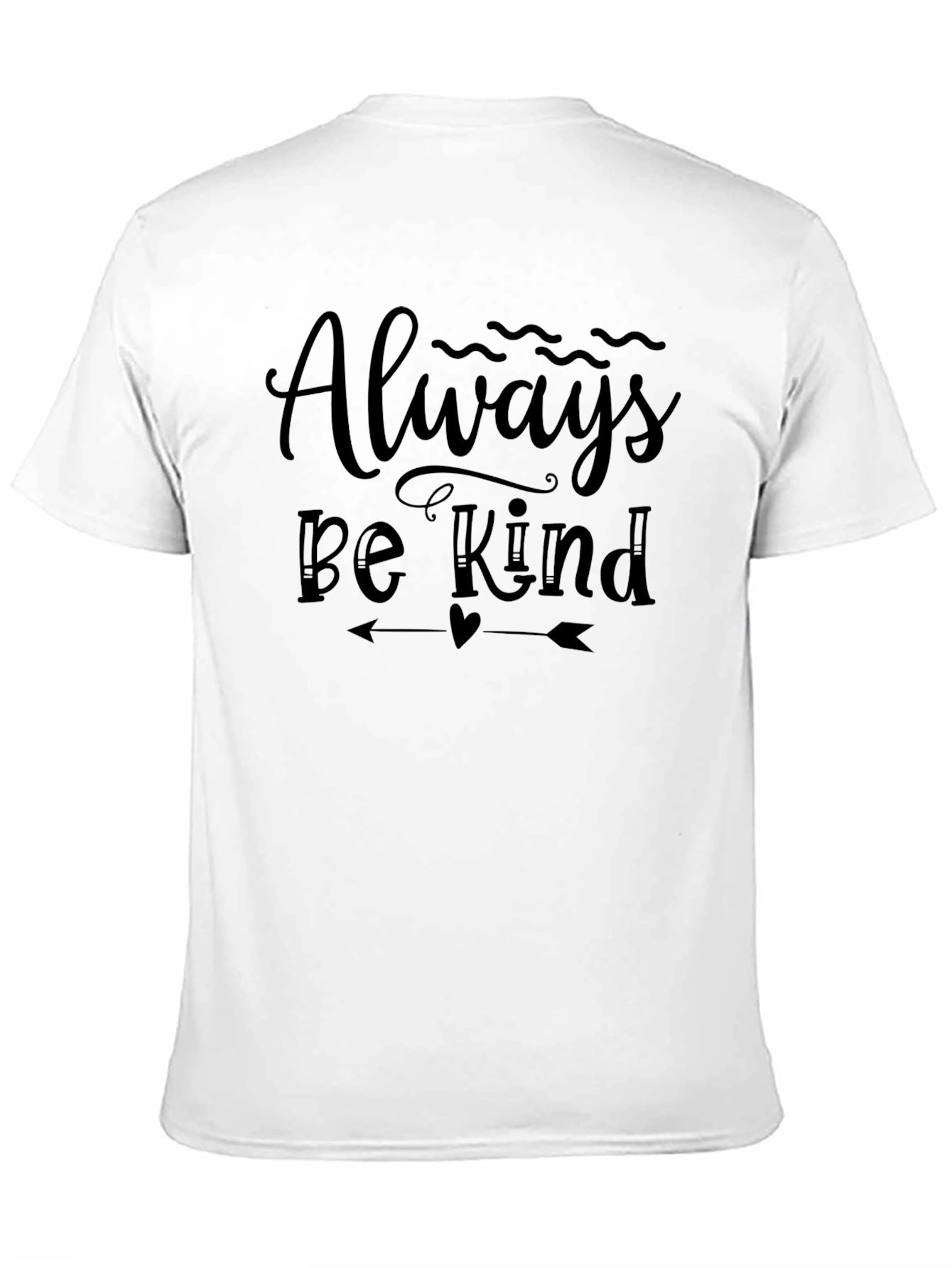 Always Be Kind Black Graphic T-Shirt