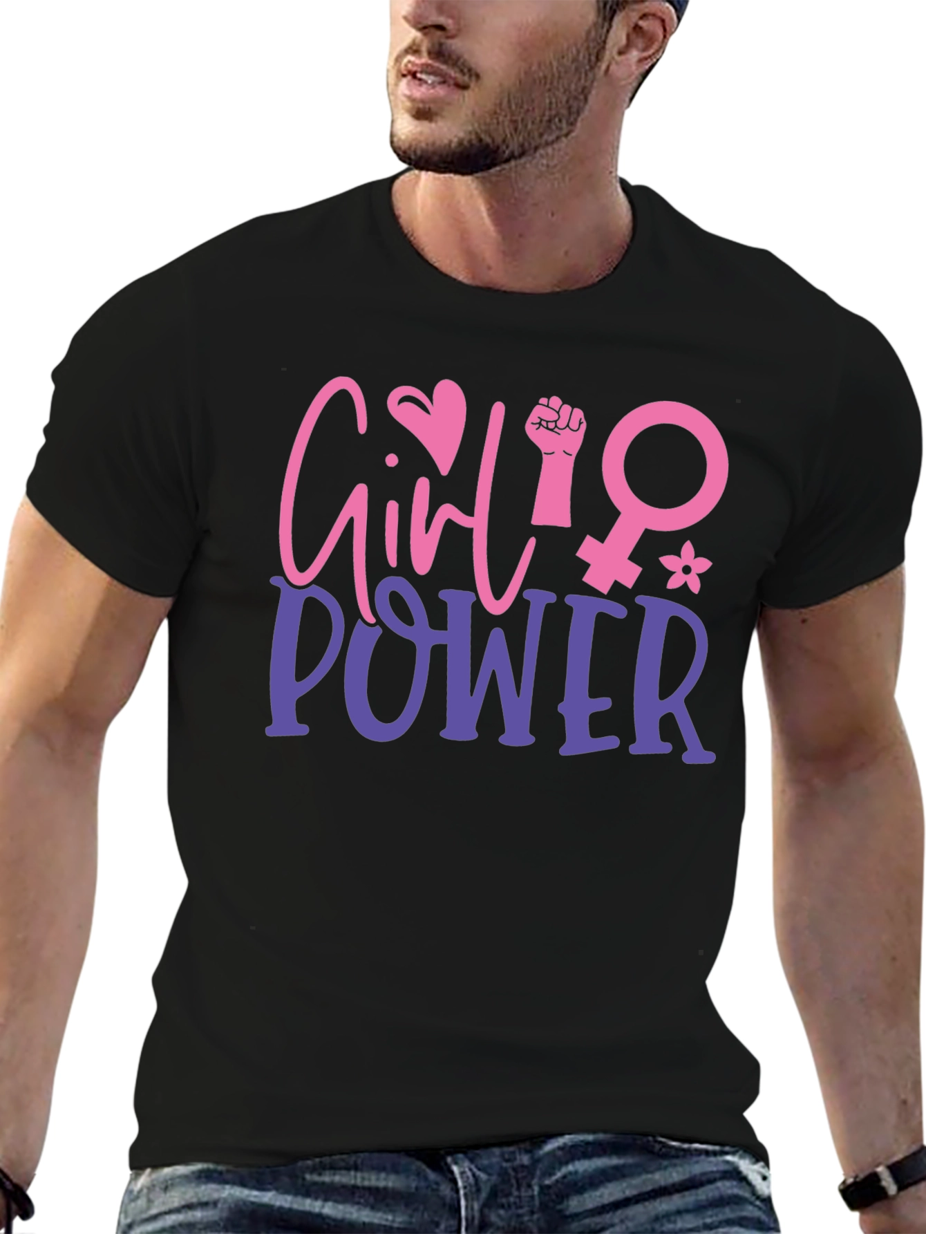 Girl Power Graphic T-Shirt - Feminist Tee