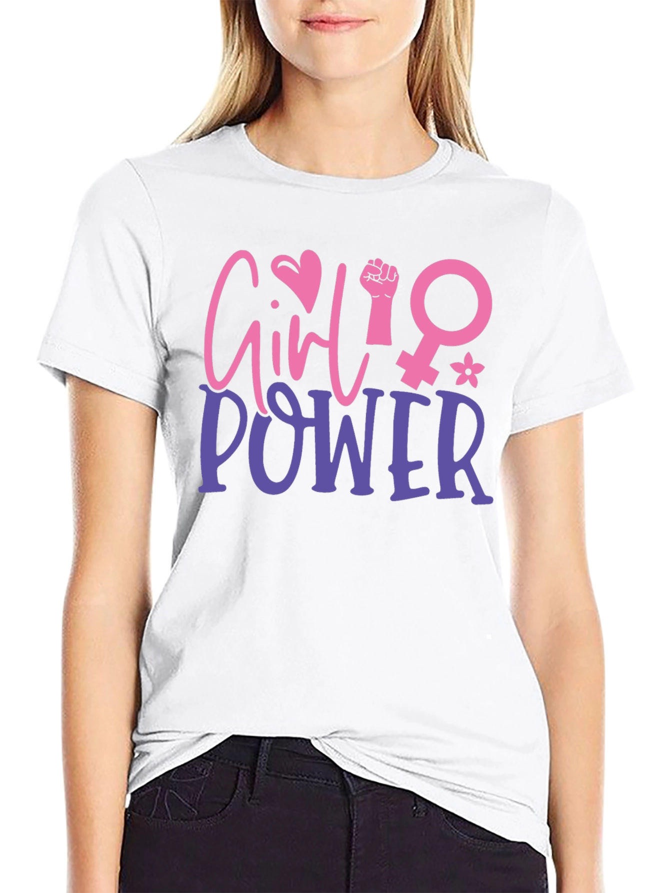 Girl Power Graphic T-Shirt - Feminist Tee