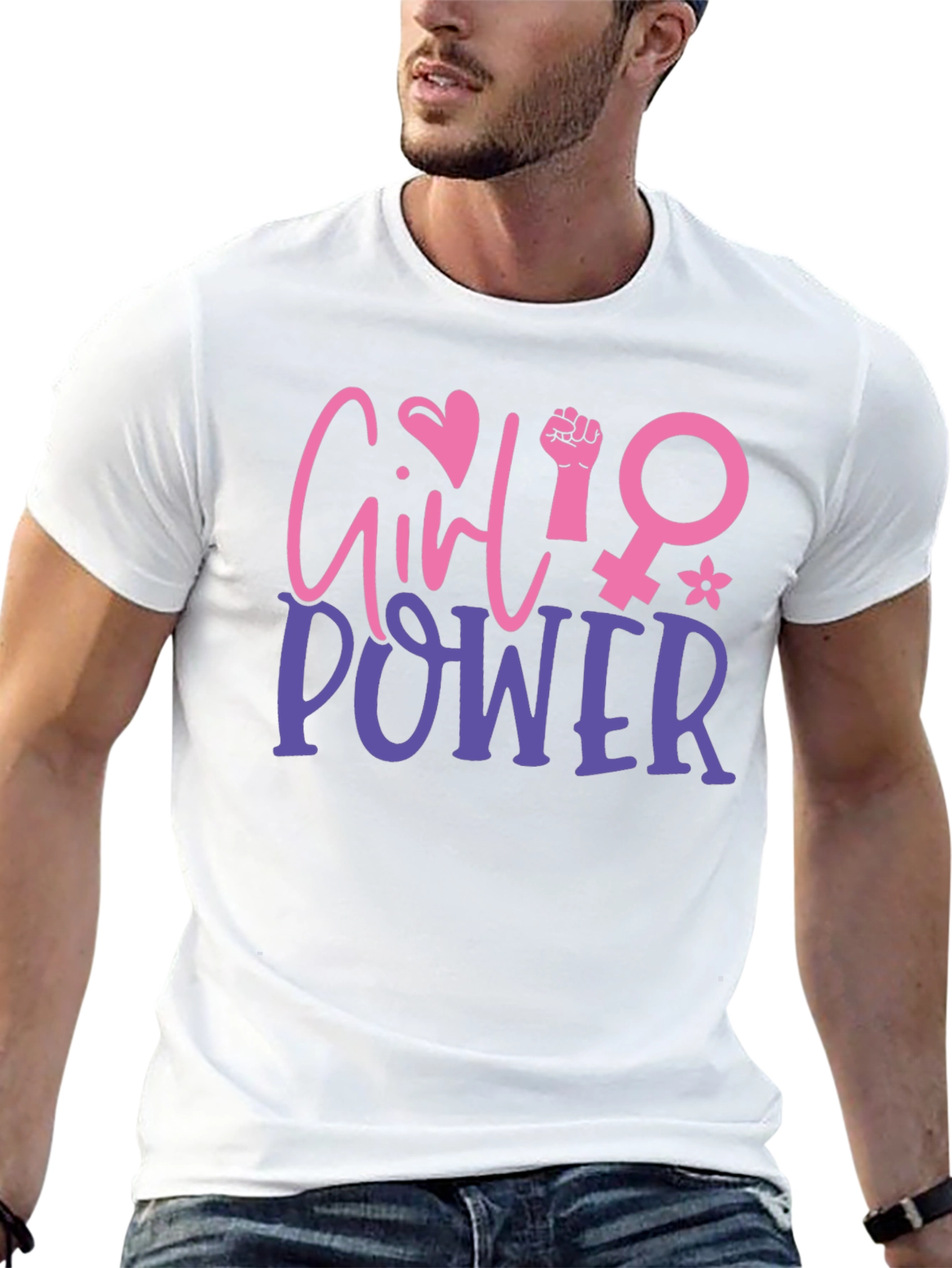 Girl Power Graphic T-Shirt - Feminist Tee