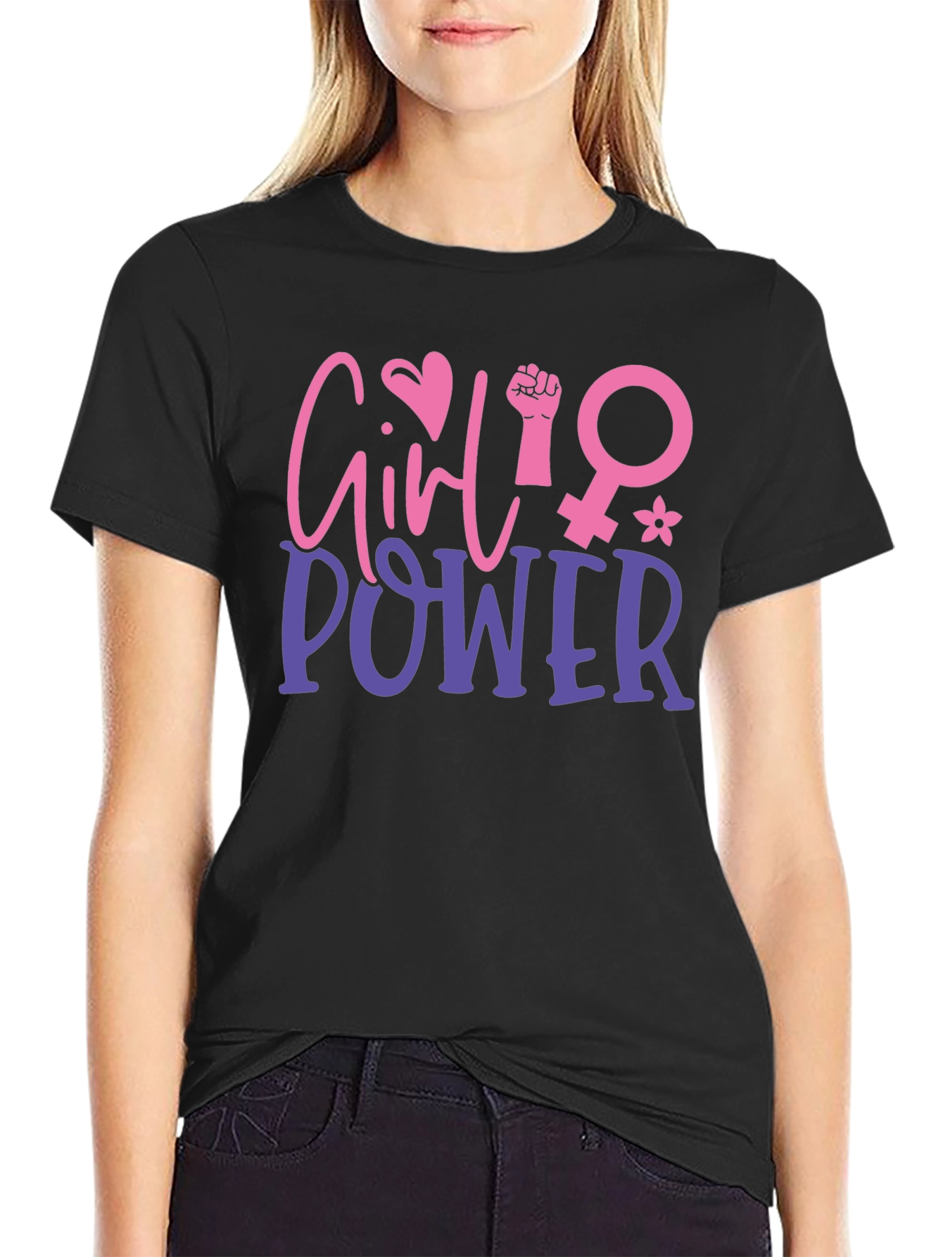 Girl Power Graphic T-Shirt - Feminist Tee