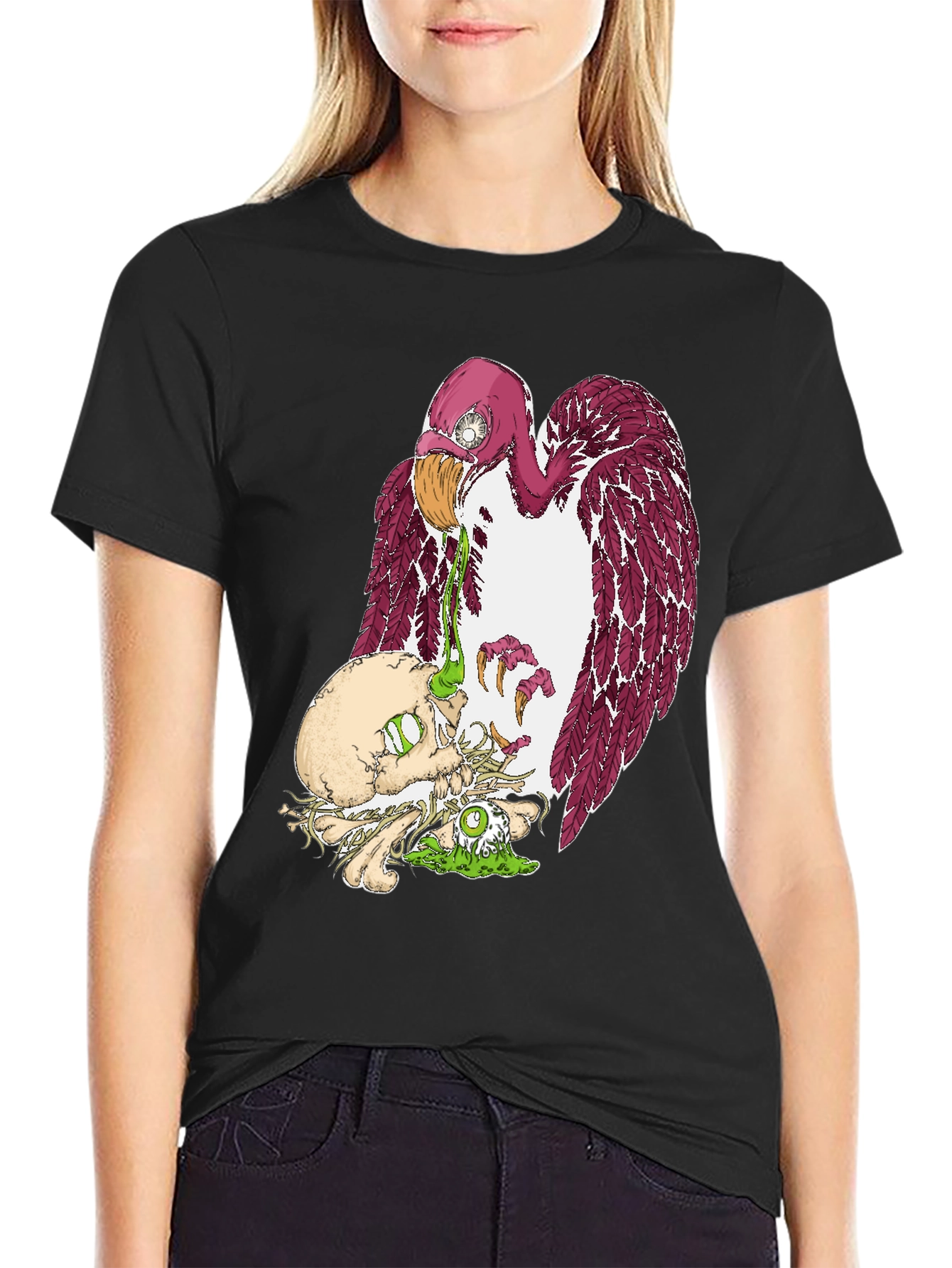 Vulture Feast Graphic Tee - Dark Humor T-Shirt