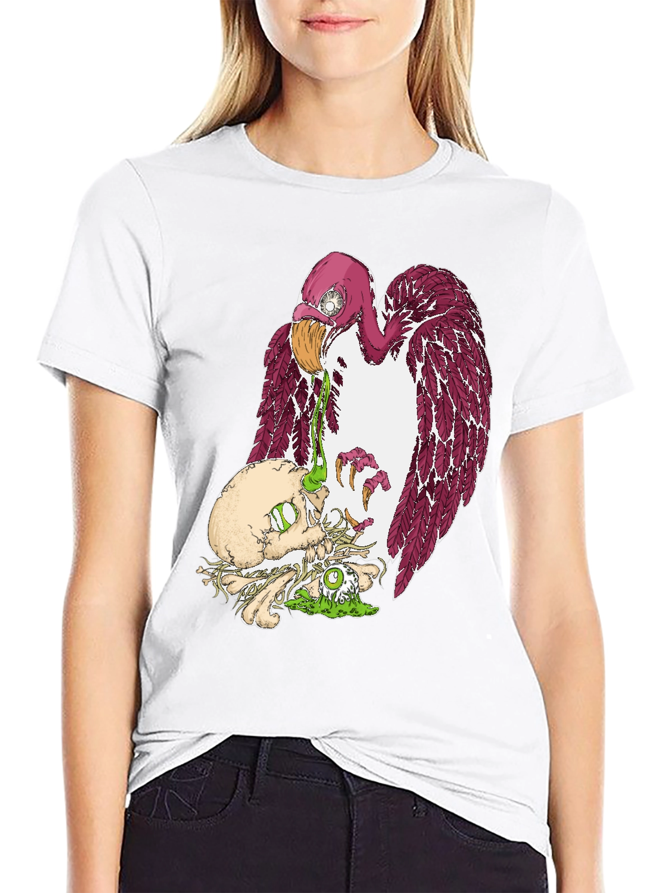 Vulture Feast Graphic Tee - Dark Humor T-Shirt
