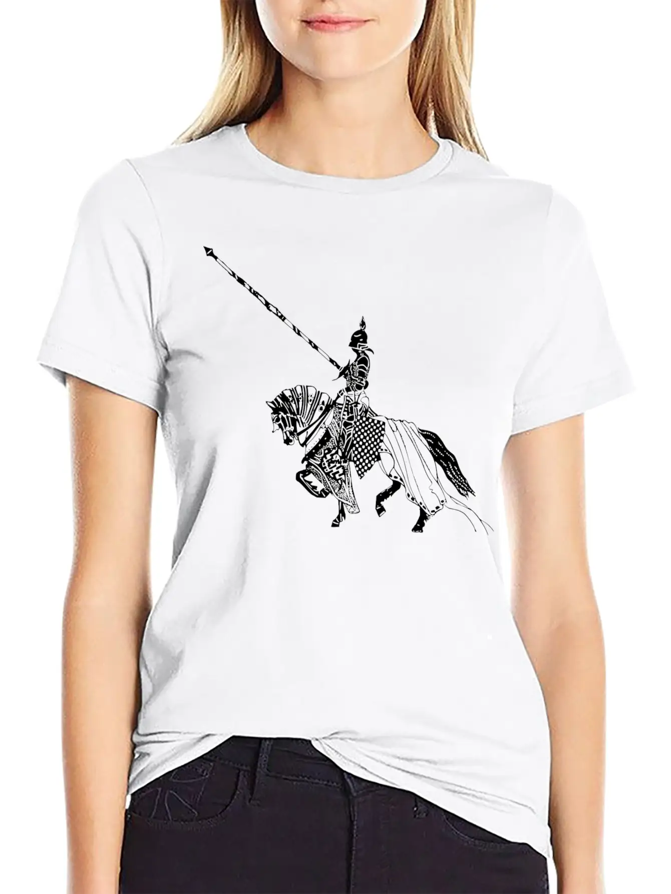 Knight Ritter Sword Schwert Armor33 Unisex Casual T-Shirt – Clean Design For Daily Comfort
