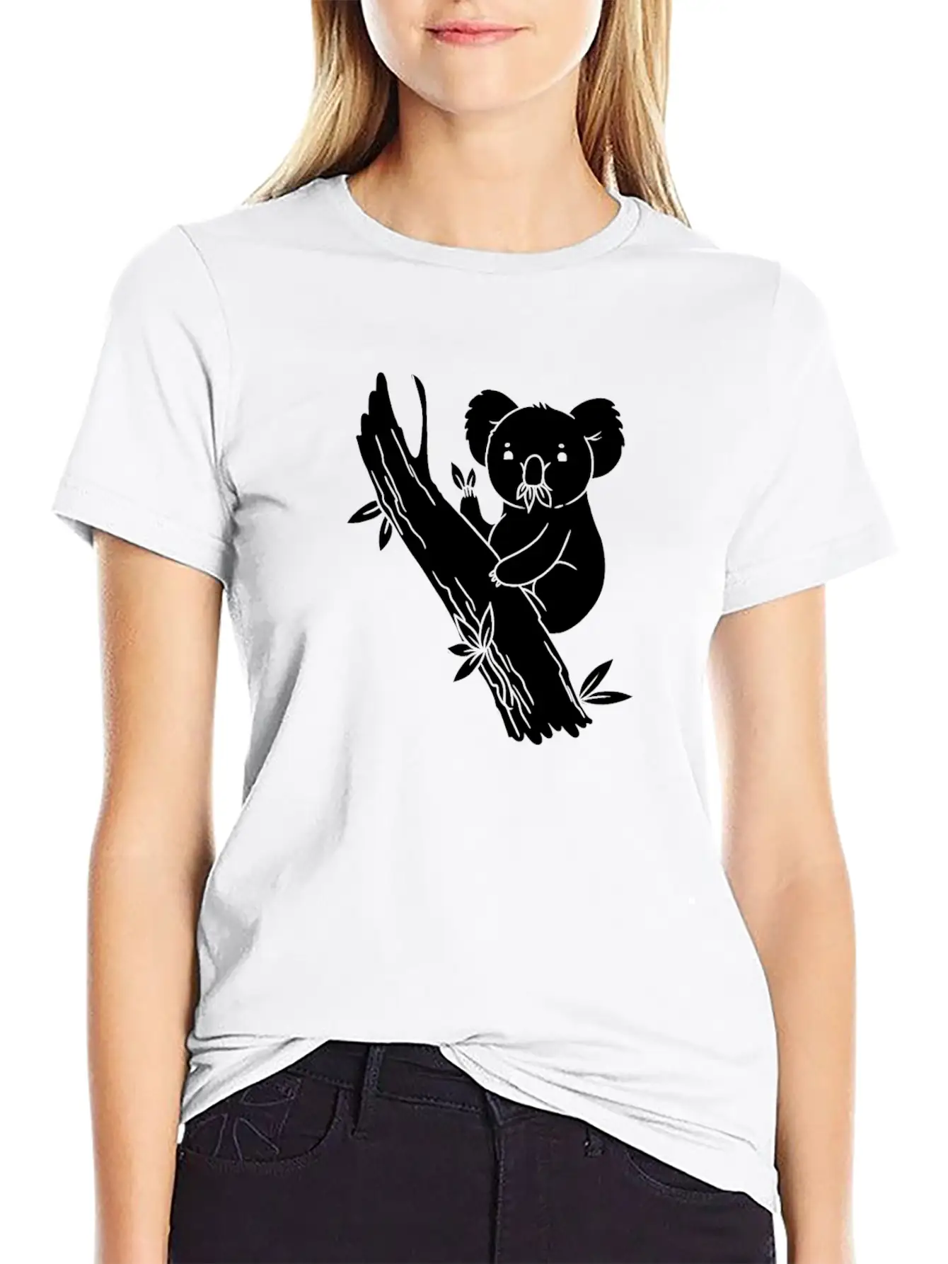 Koala Bear Branch Unisex Casual T-Shirt – Clean Design For Daily Comfort