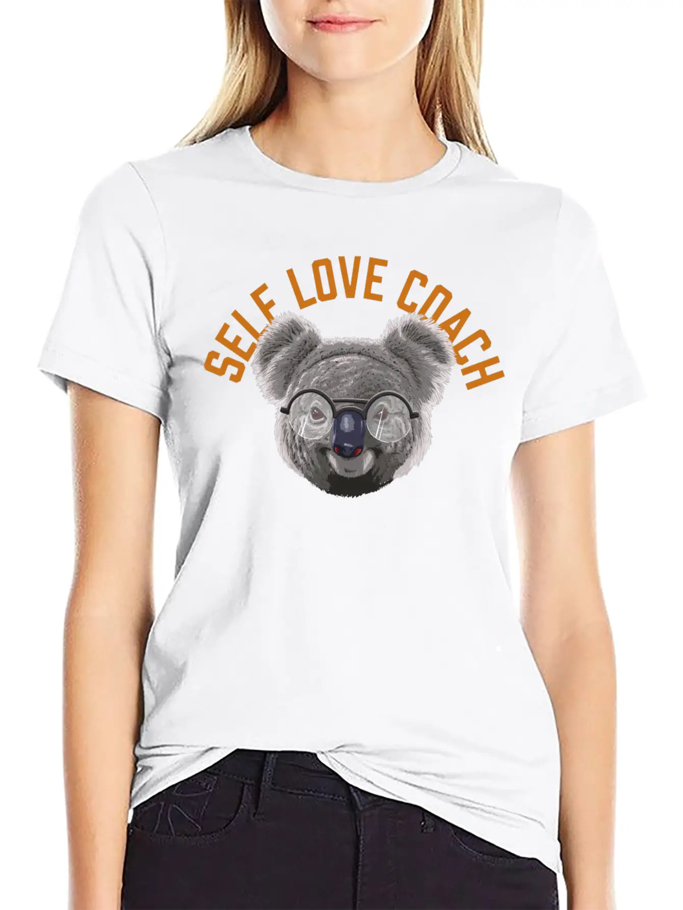 Koalified Self Love Coach Self Confidence Funny Unisex Casual T-Shirt – Clean Design For Daily Comfort