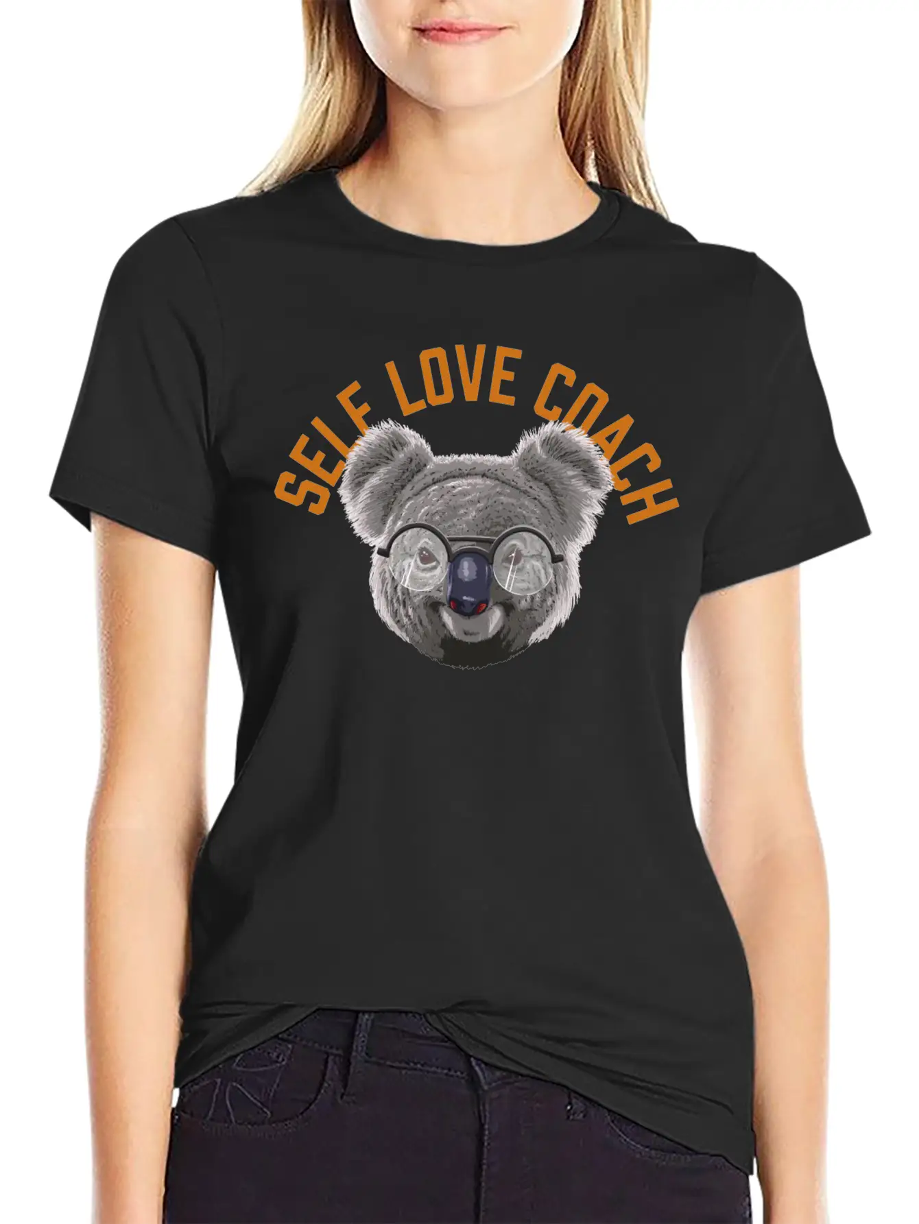 Koalified Self Love Coach Self Confidence Funny Unisex Casual T-Shirt – Clean Design For Daily Comfort