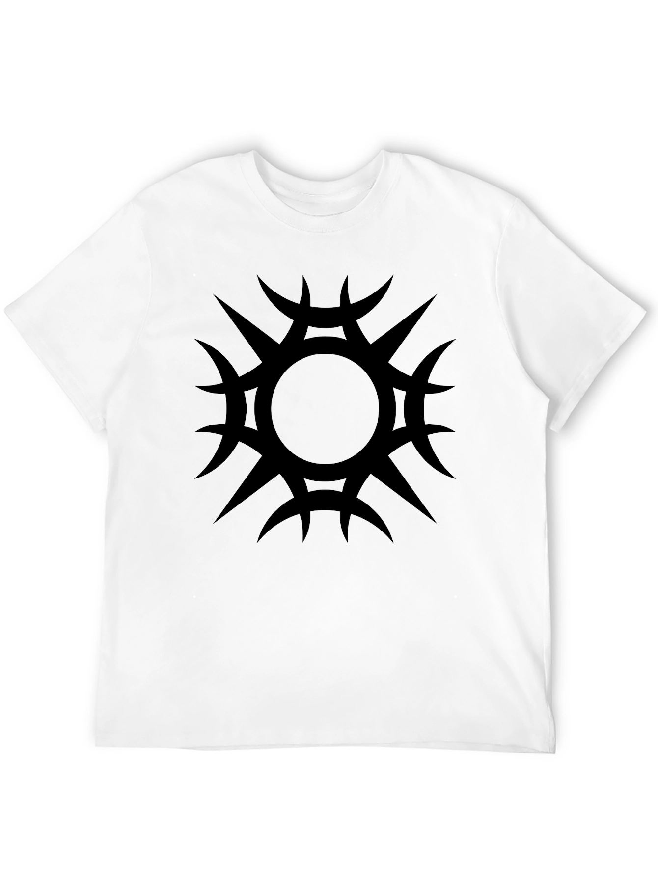 Tribal Sun Graphic Black T-Shirt