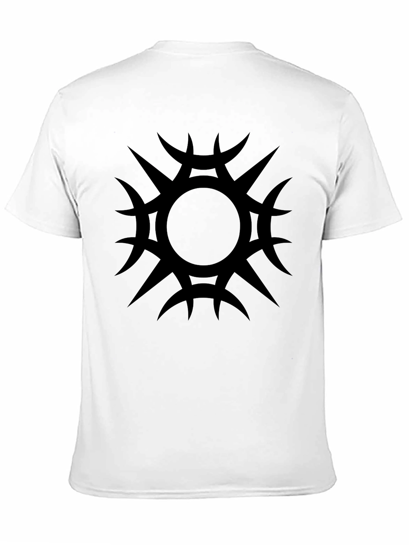 Tribal Sun Graphic Black T-Shirt
