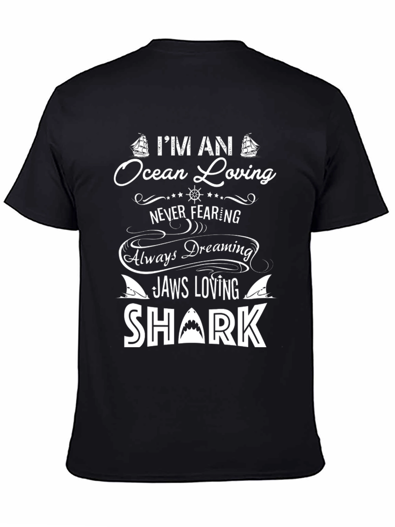 Ocean Lover Shark Graphic Tee