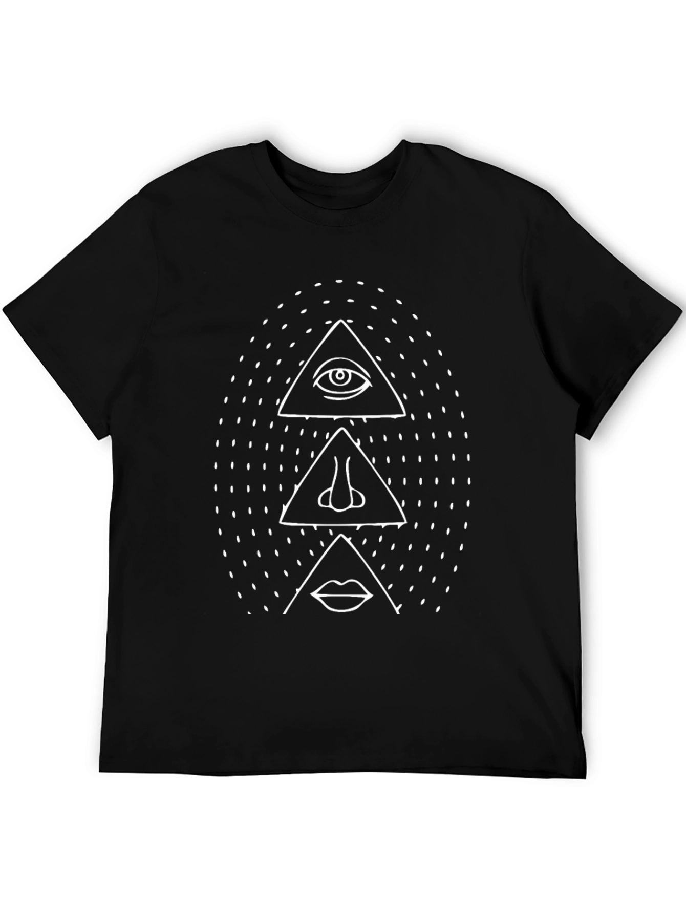 Illuminati Anatomy Black Graphic T-Shirt