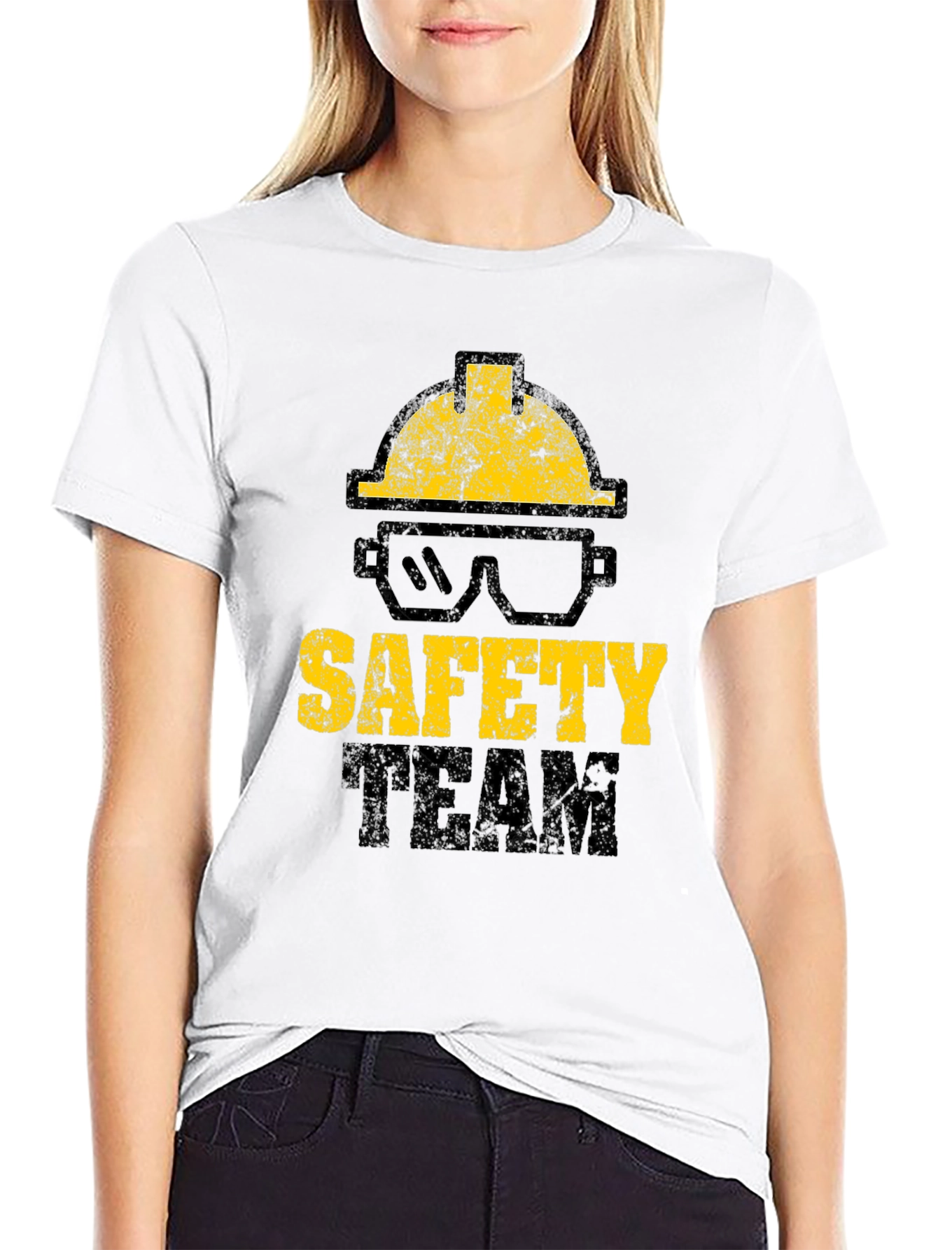 Safety Team Black Graphic T-Shirt