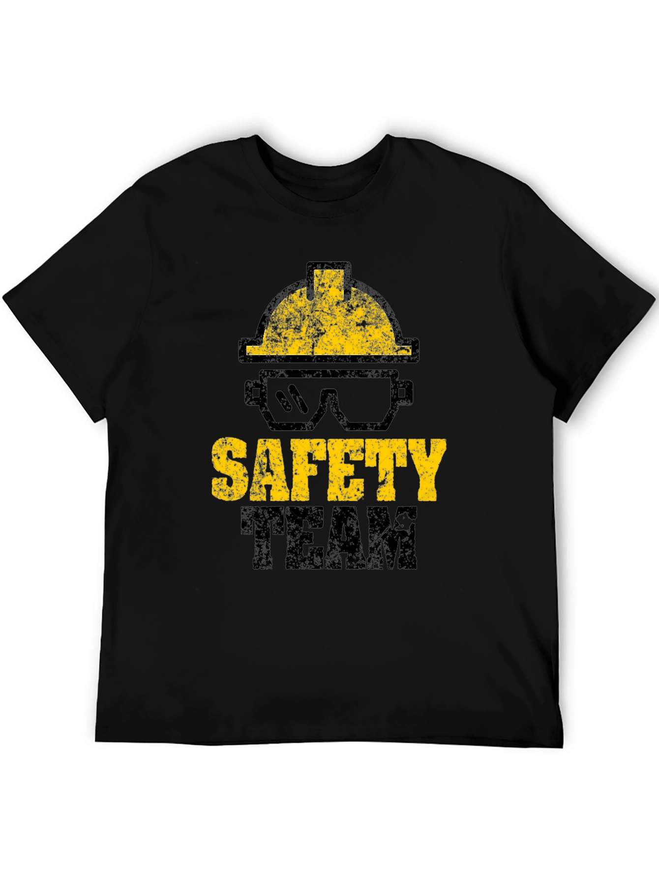 Safety Team Black Graphic T-Shirt