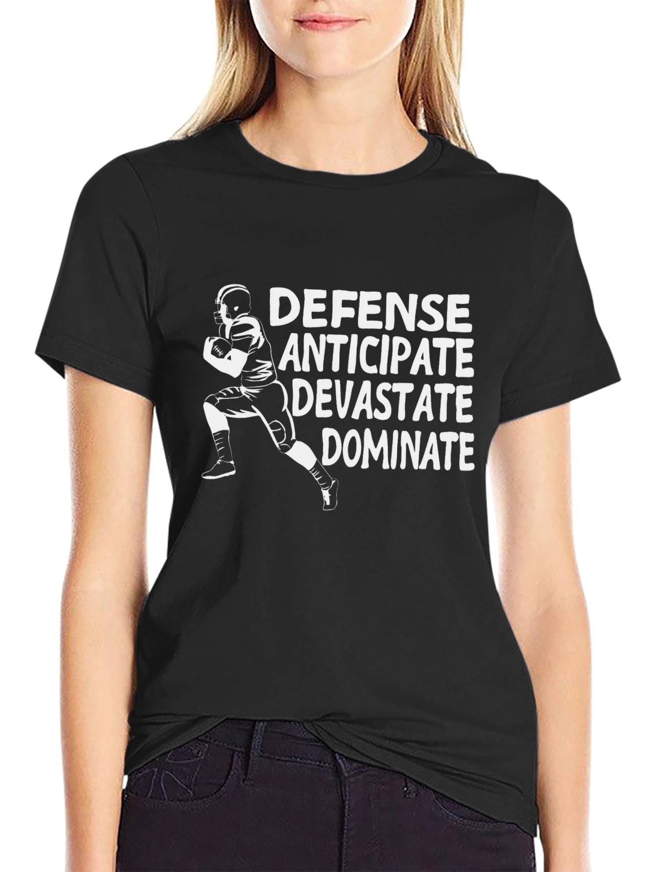 Defense Dominate Graphic Tee