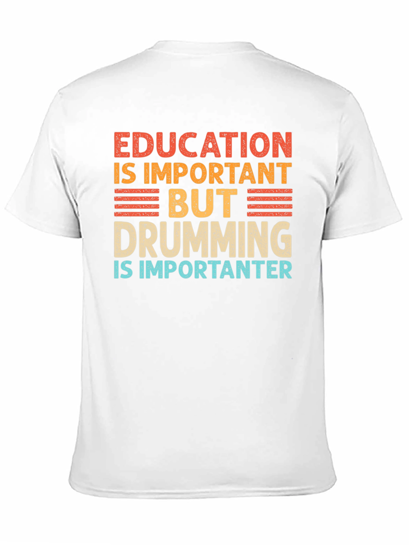 Education vs Drumming Graphic Tee
