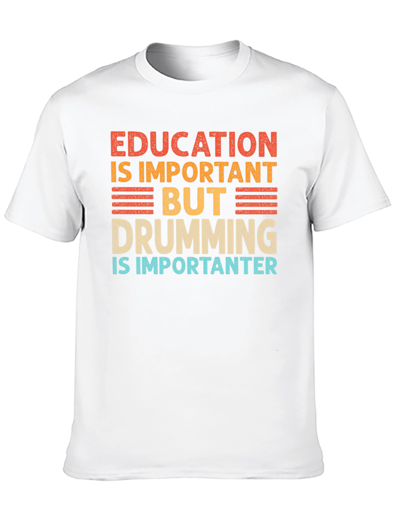 Education vs Drumming Graphic Tee