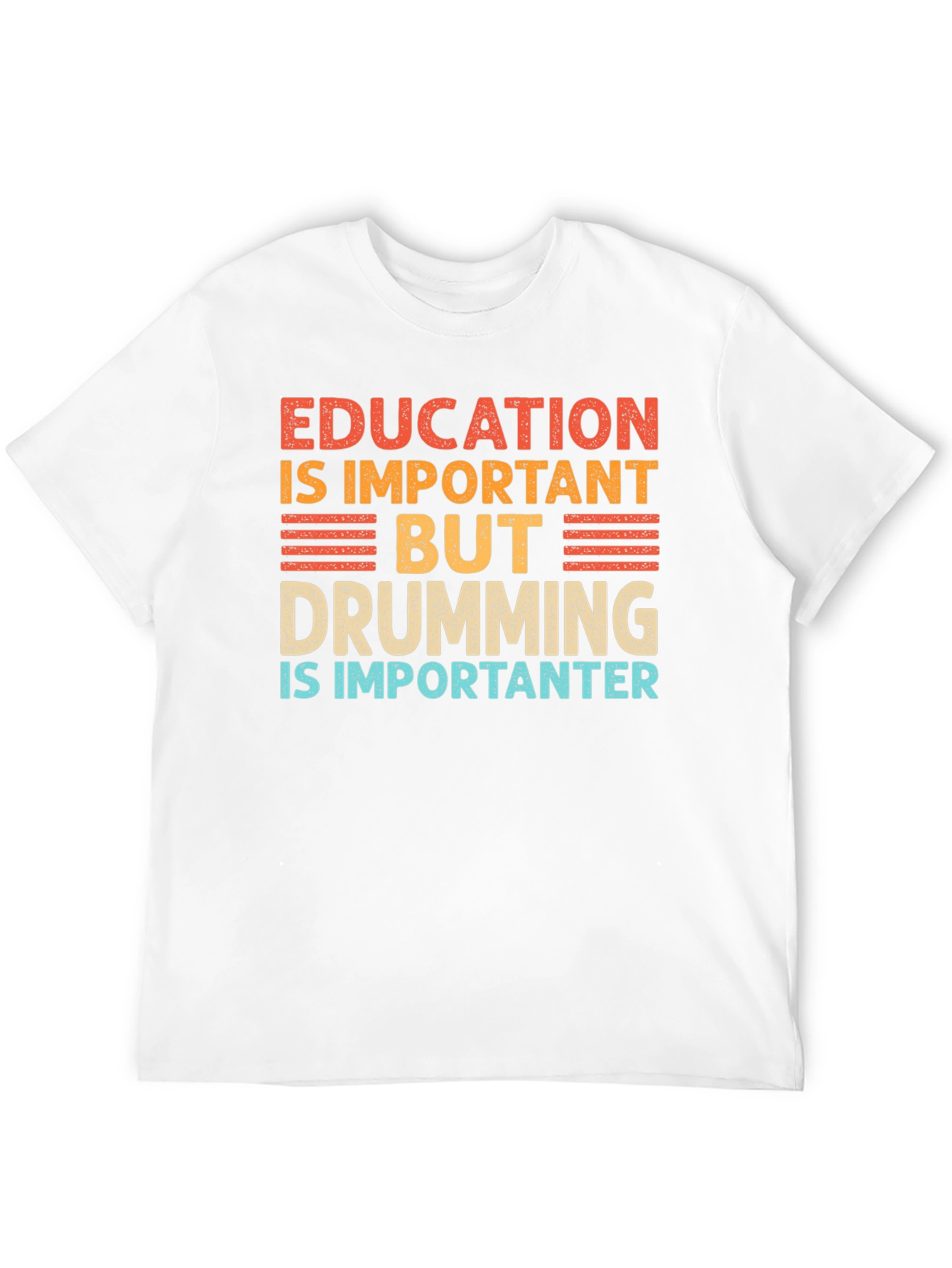 Education vs Drumming Graphic Tee