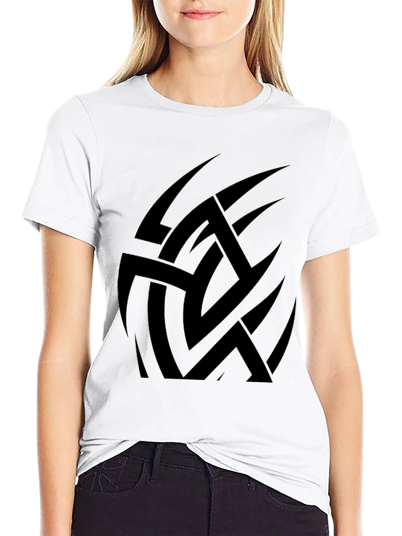 Tribal Graphic Black T-Shirt for Men