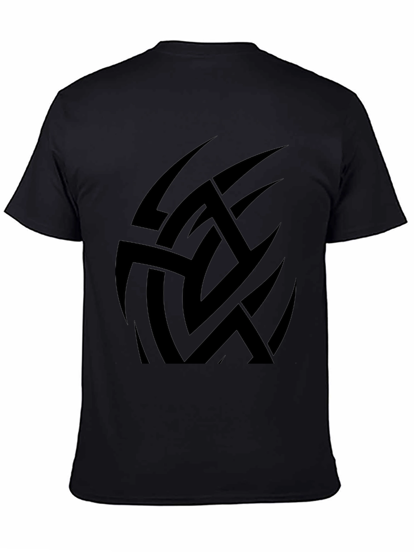 Tribal Graphic Black T-Shirt for Men