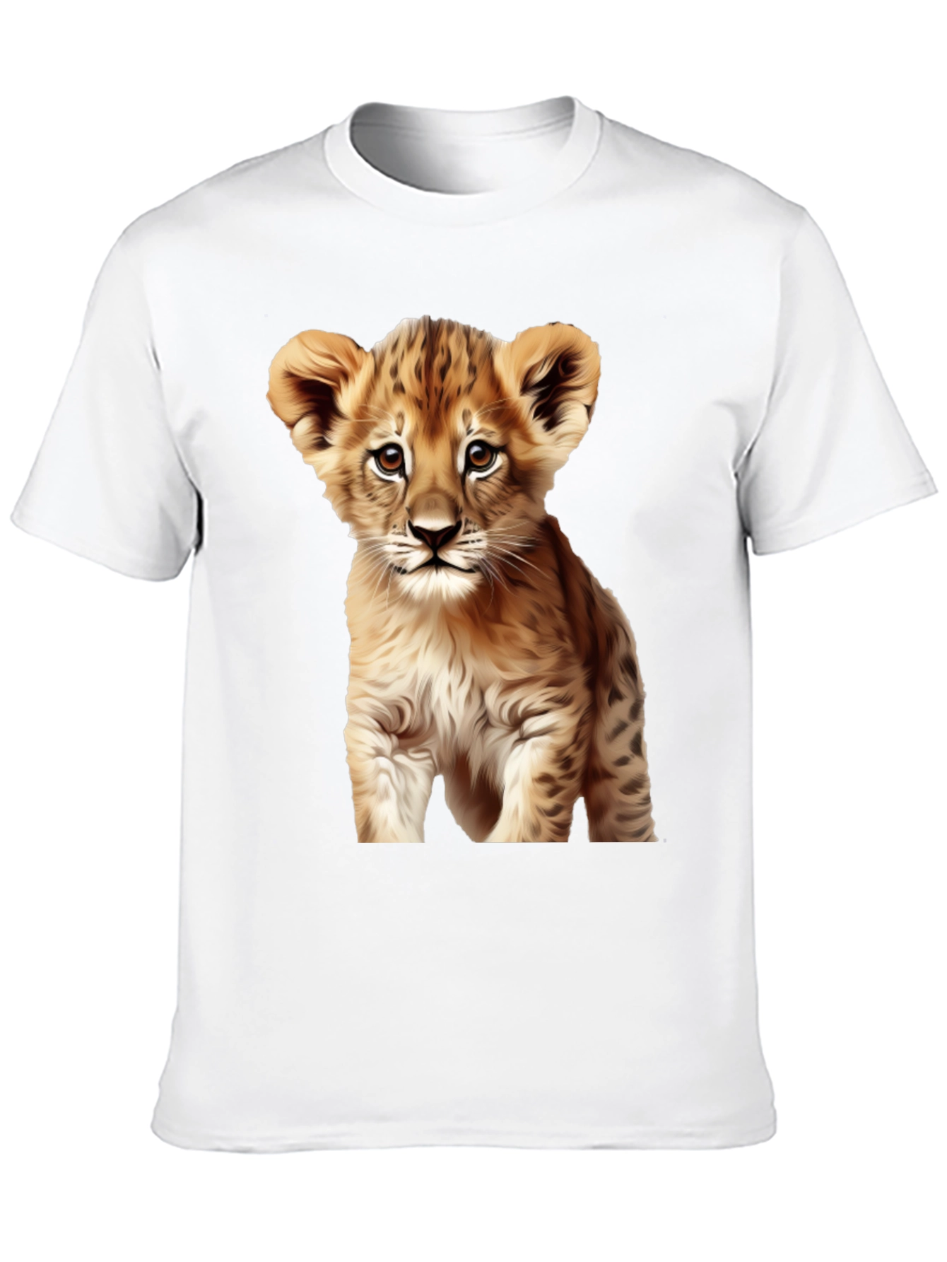 Lion Cub Graphic Tee - Black T-Shirt
