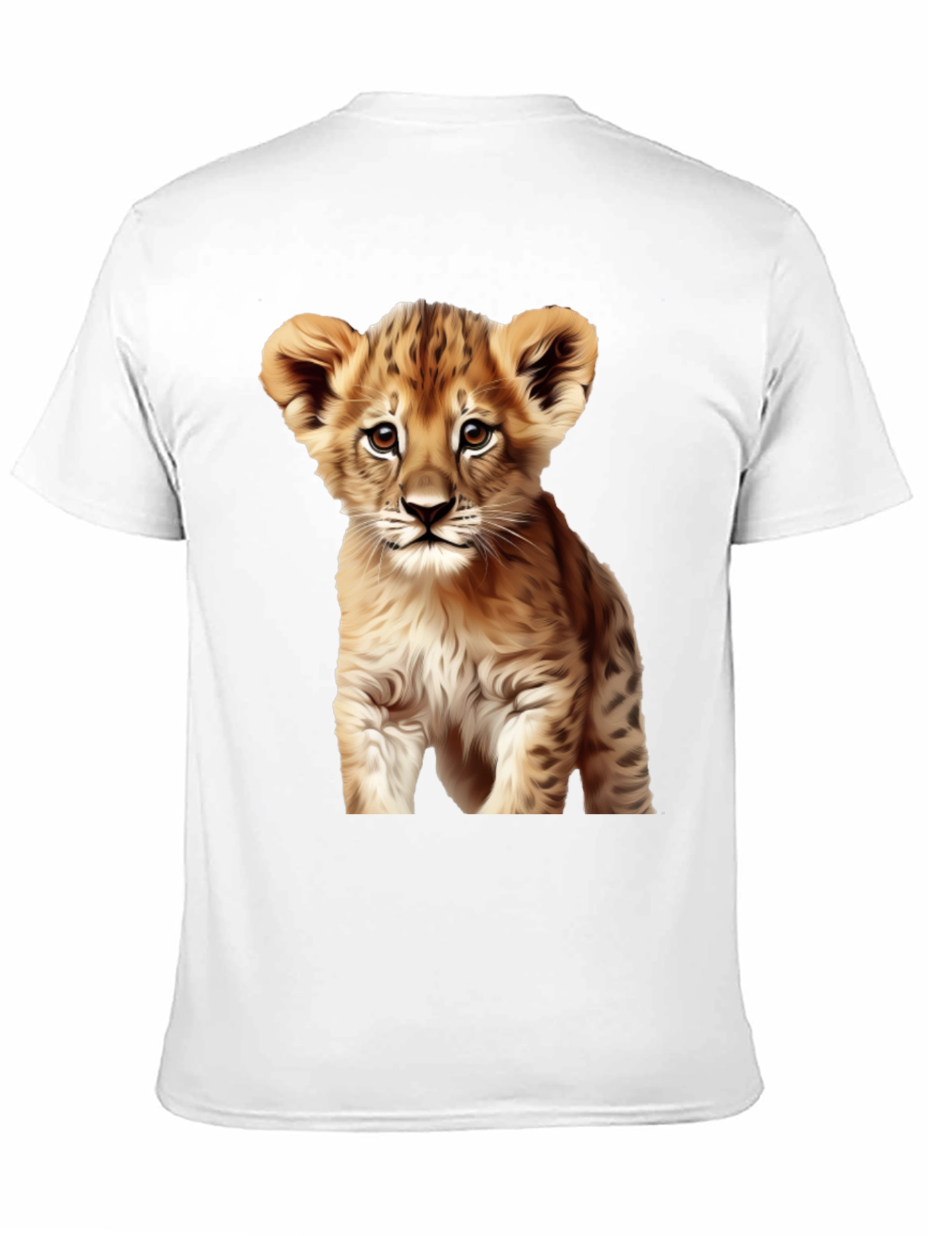 Lion Cub Graphic Tee - Black T-Shirt