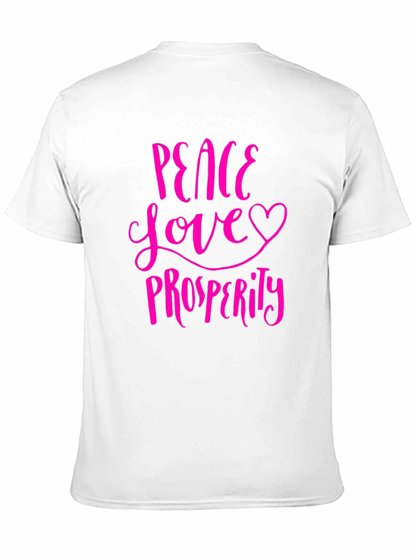 Peace Love Prosperity Graphic Tee - Trendy T-Shirt