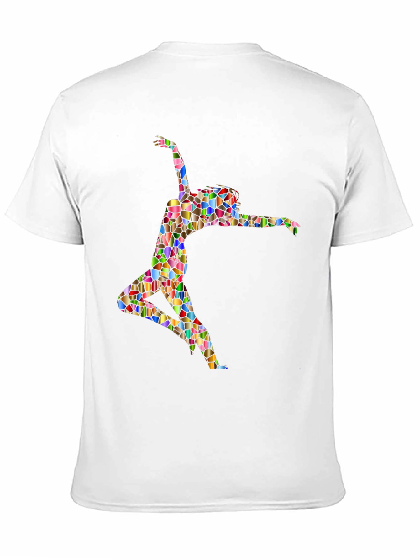 Stained Glass Dancer Graphic Black Tee