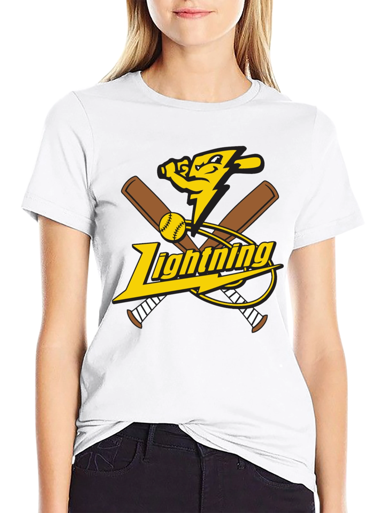Lightning Baseball Graphic Tee