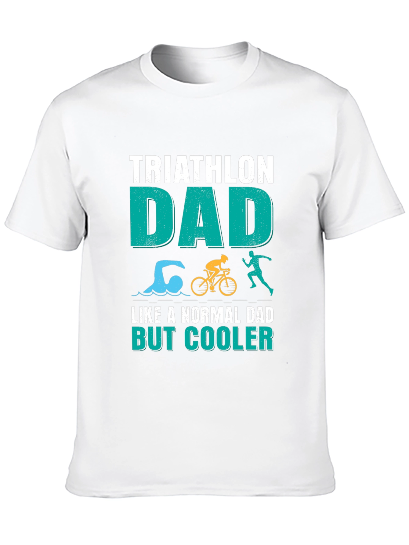 Triathlon Dad T-Shirt - Cooler Than Normal