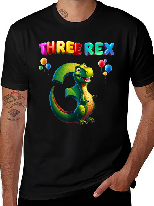 Three Rex Birthday T-Shirt