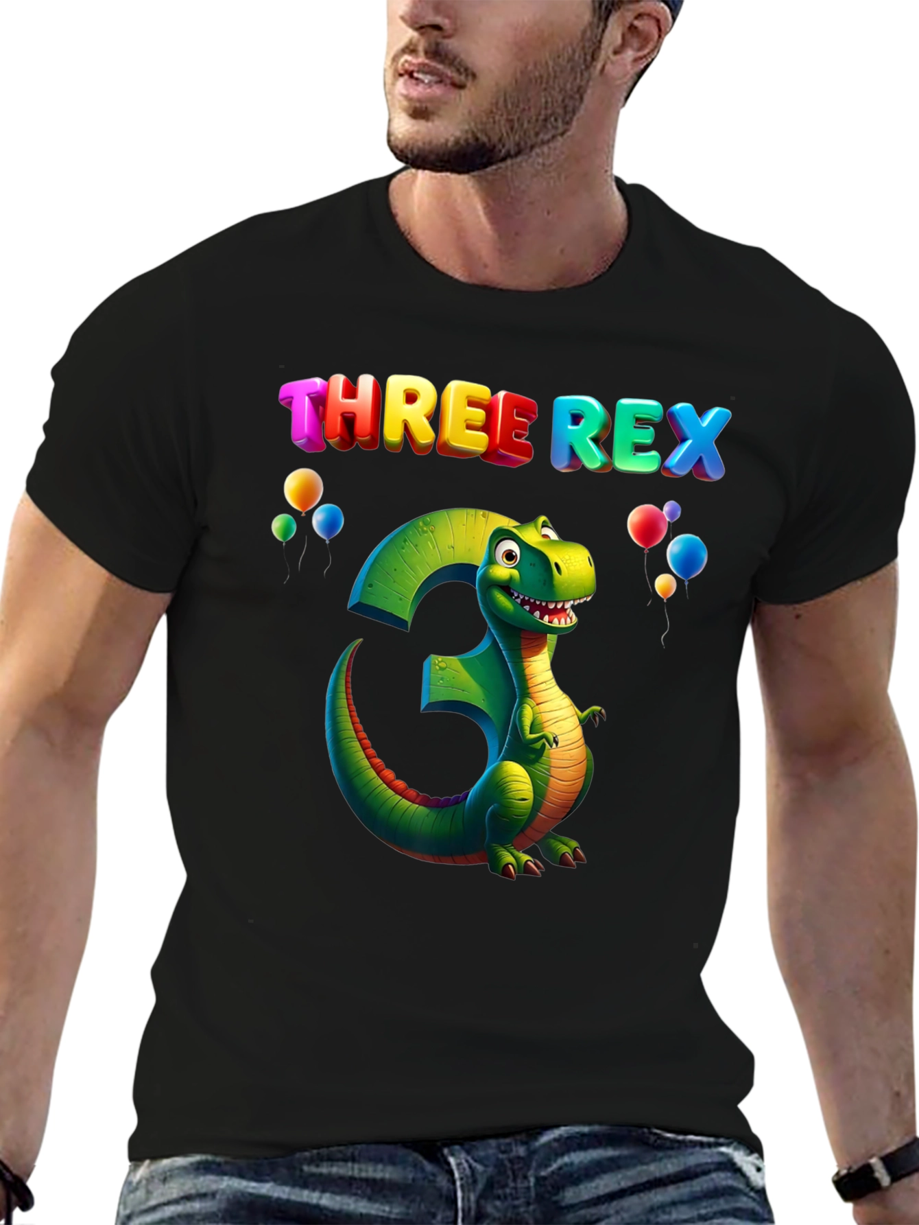 Three Rex Birthday T-Shirt