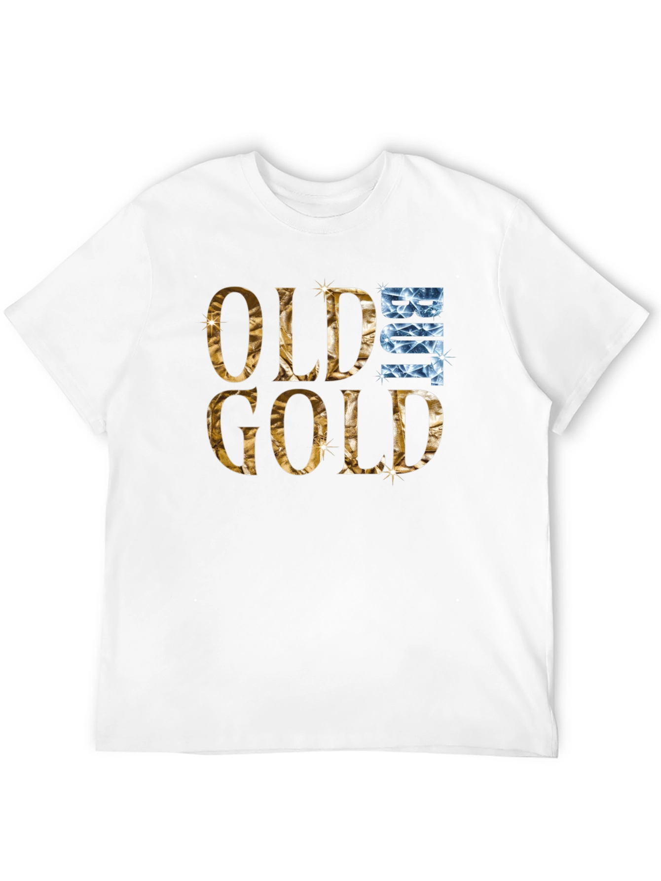 Old But Gold Graphic Tee - Black Cotton T-Shirt