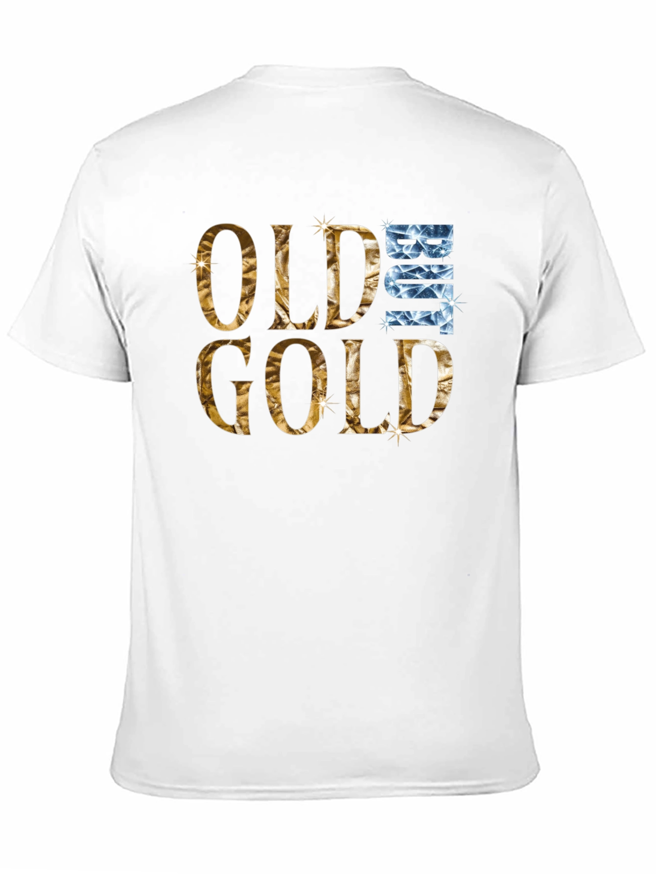 Old But Gold Graphic Tee - Black Cotton T-Shirt