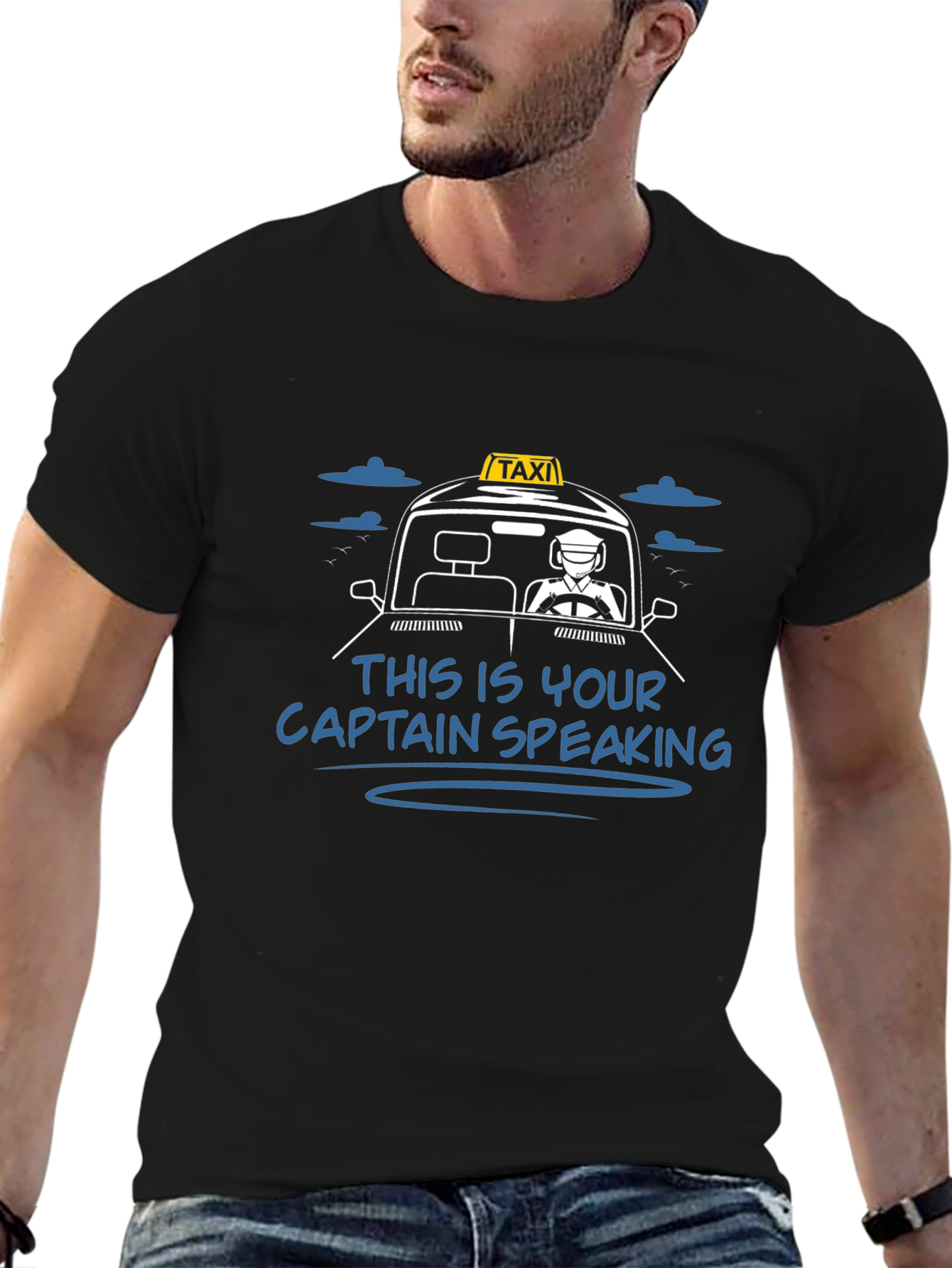 Taxi Captain T-Shirt - Driving Humor Tee