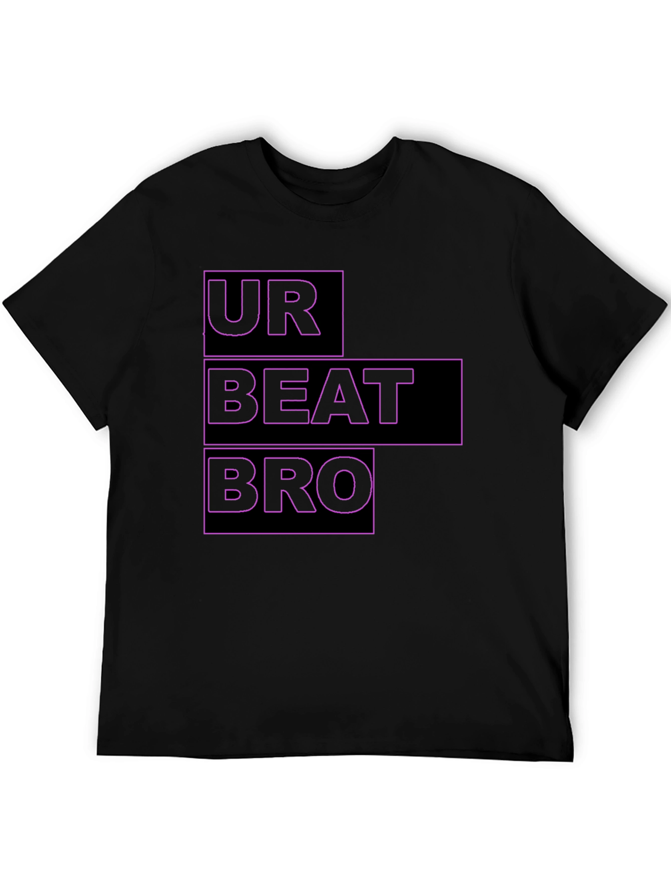 Ur Beat Bro Black Graphic Tee