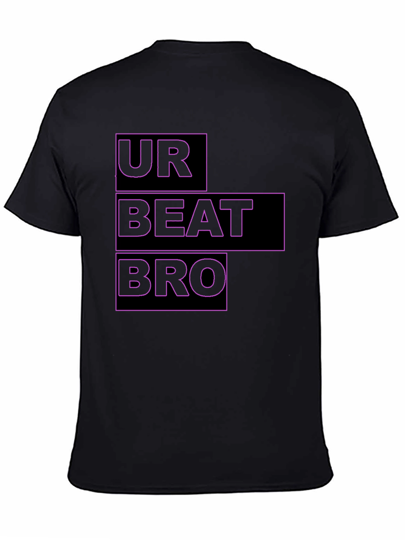 Ur Beat Bro Black Graphic Tee