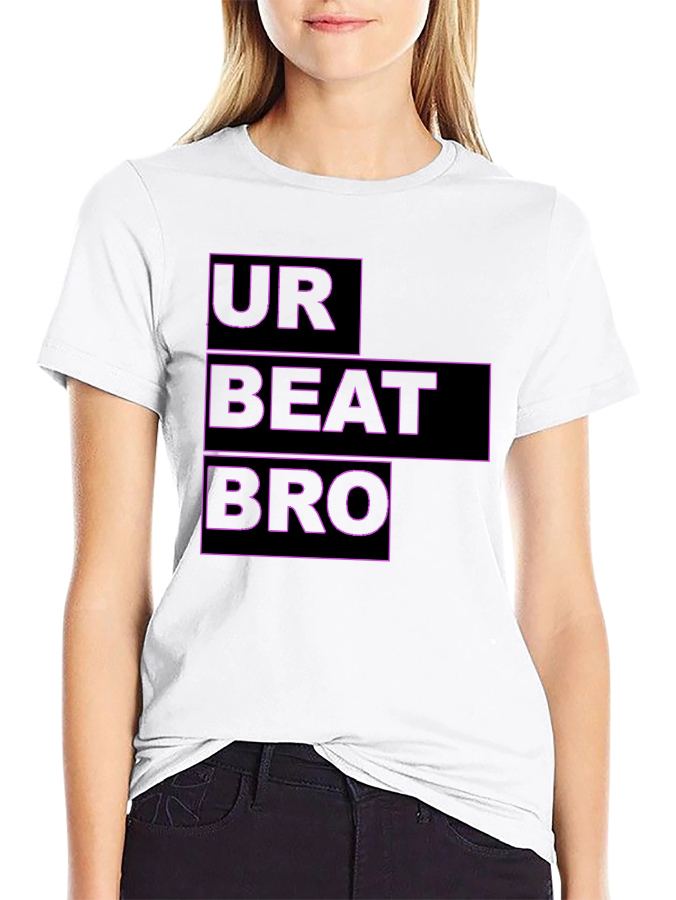 Ur Beat Bro Black Graphic Tee