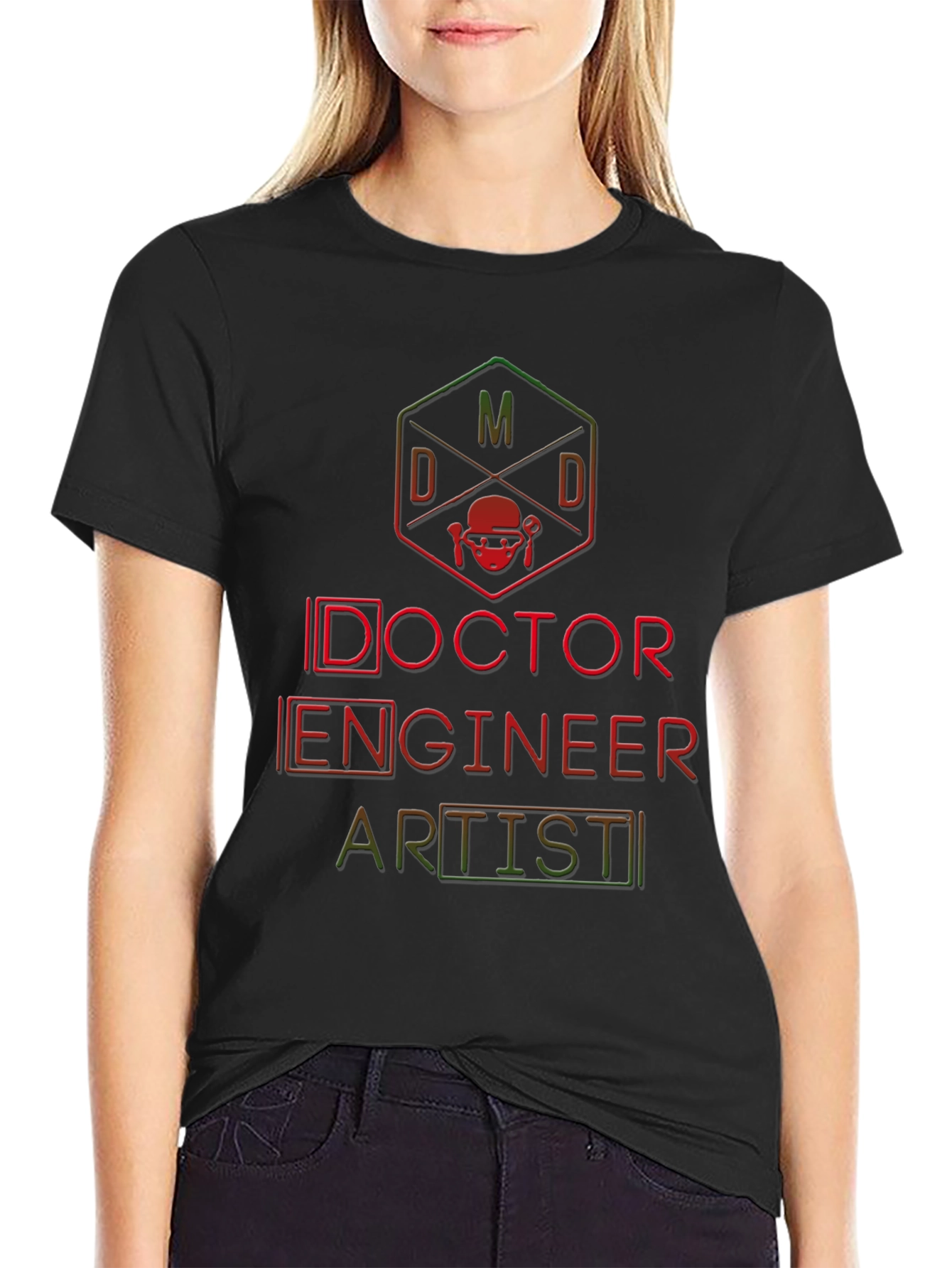 Doctor Engineer Artist Graphic T-Shirt