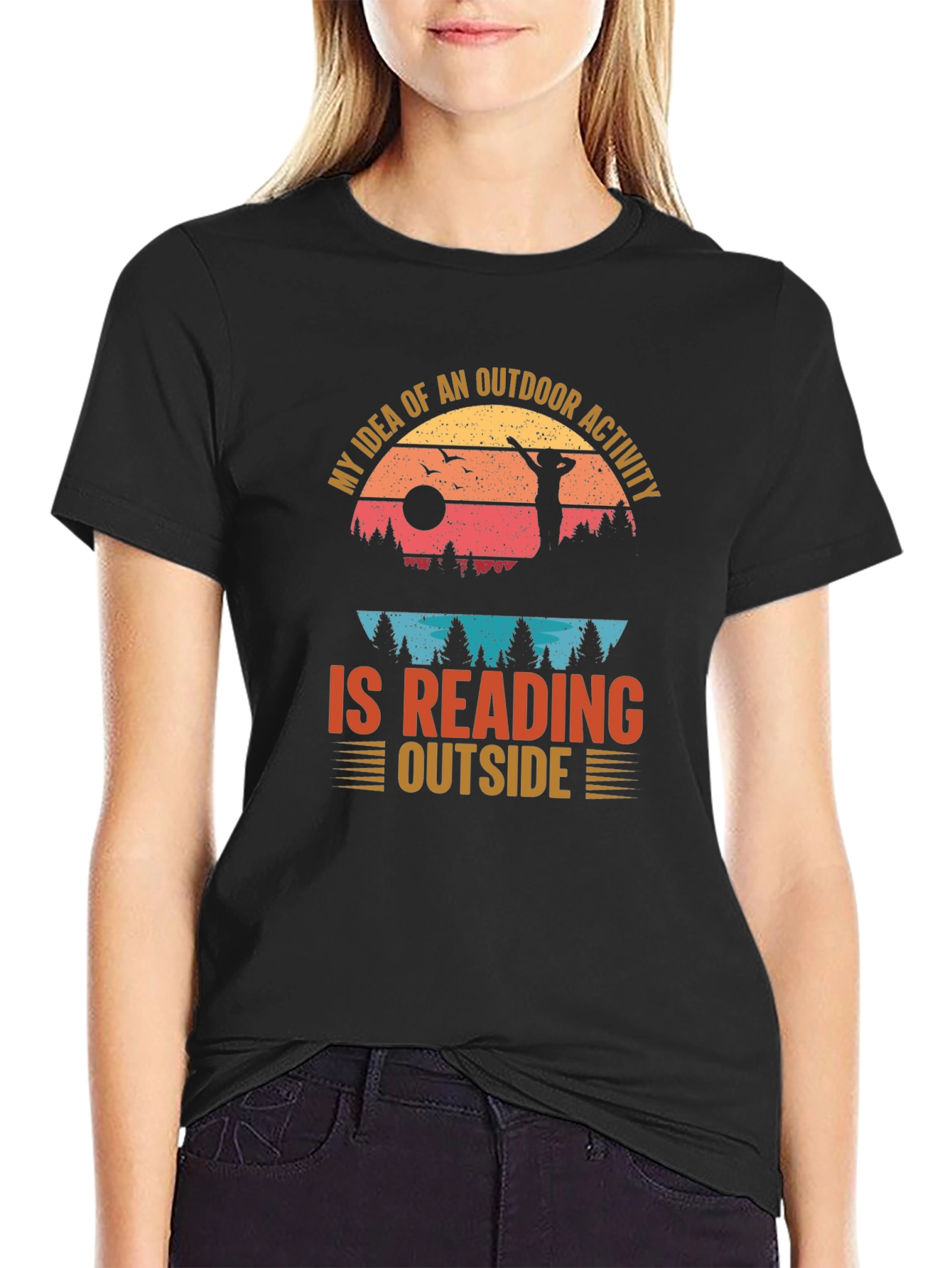 Outdoor Activity Reading T-Shirt