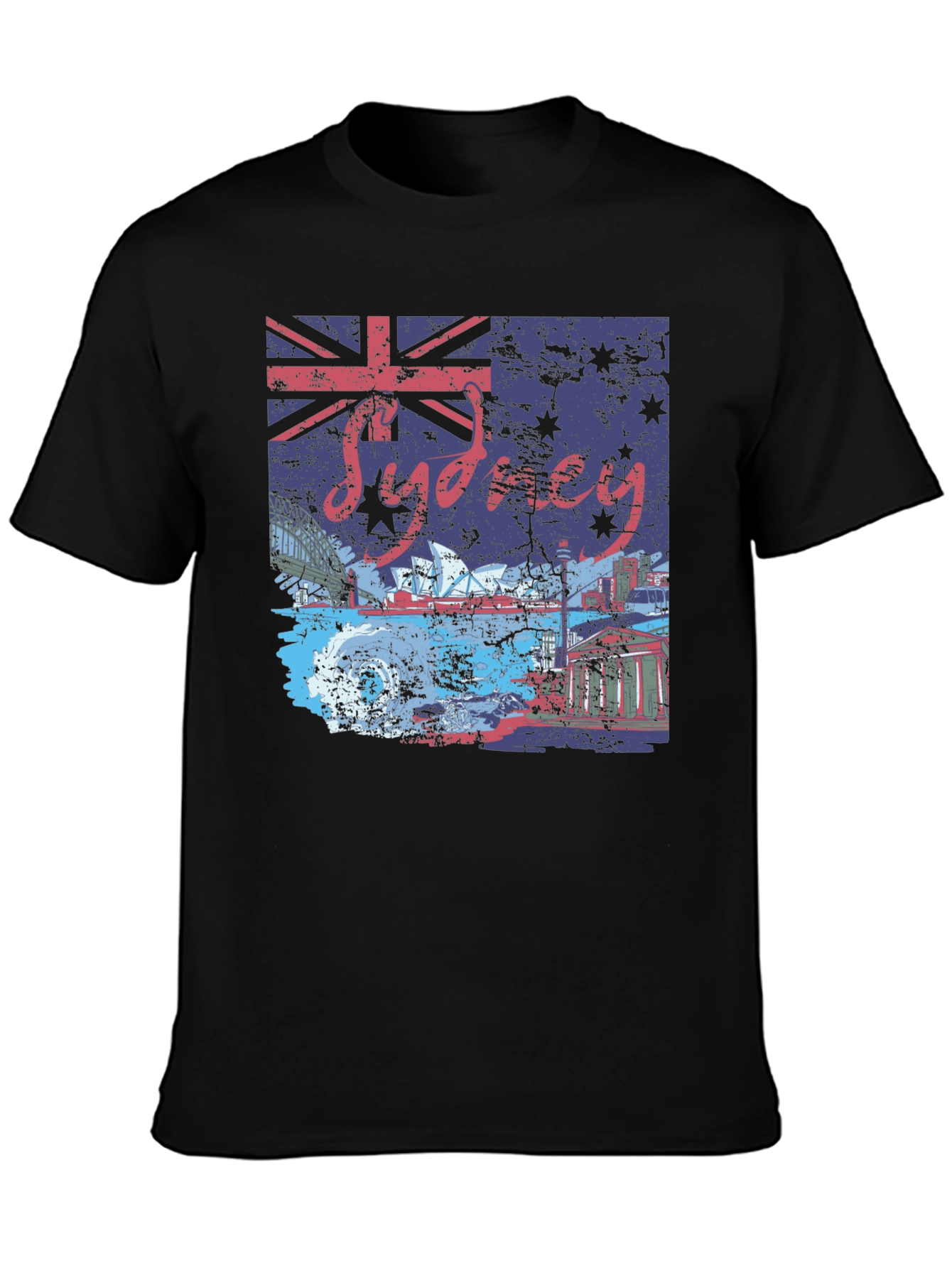 Sydney Australia Flag Graphic T-Shirt