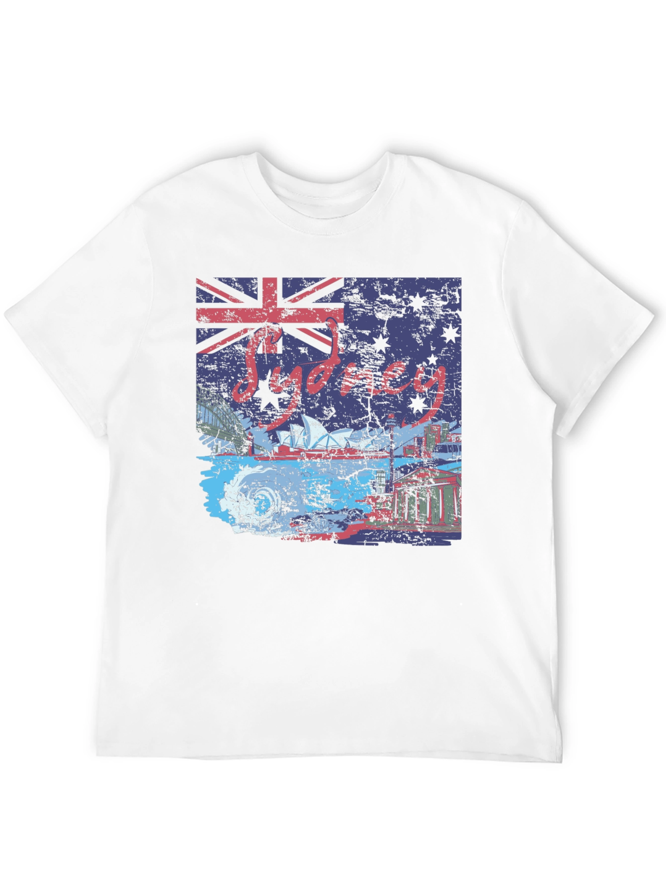 Sydney Australia Flag Graphic T-Shirt