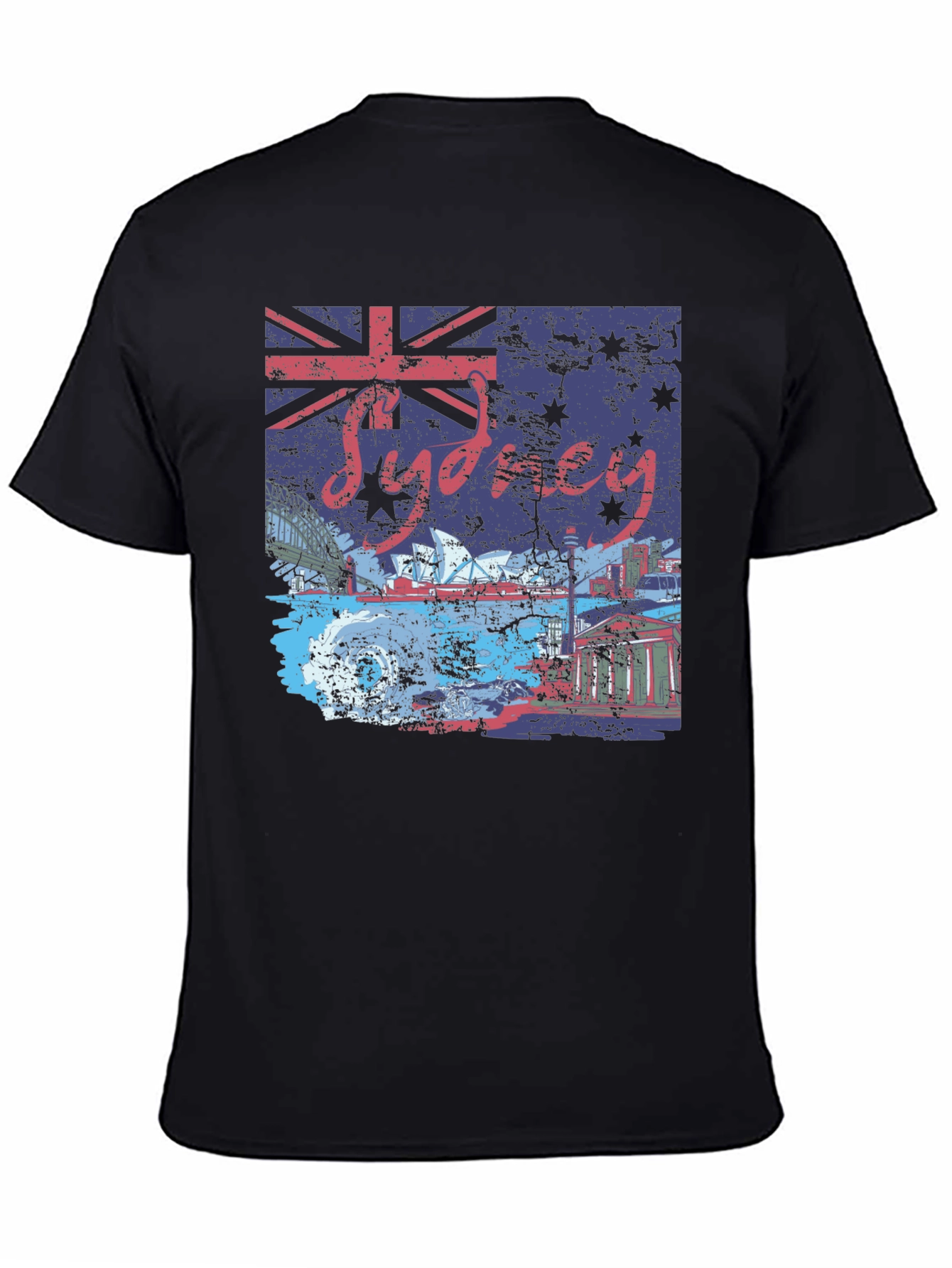 Sydney Australia Flag Graphic T-Shirt