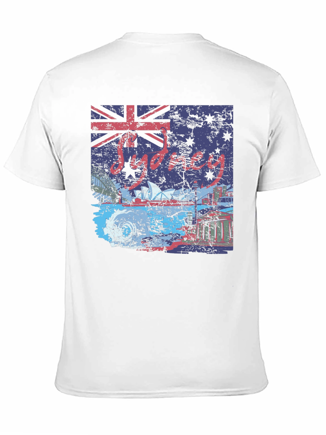 Sydney Australia Flag Graphic T-Shirt