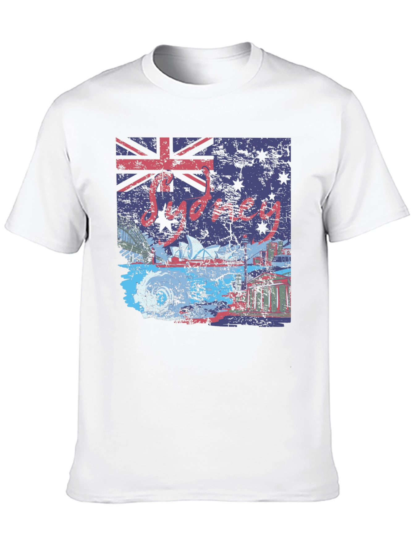 Sydney Australia Flag Graphic T-Shirt