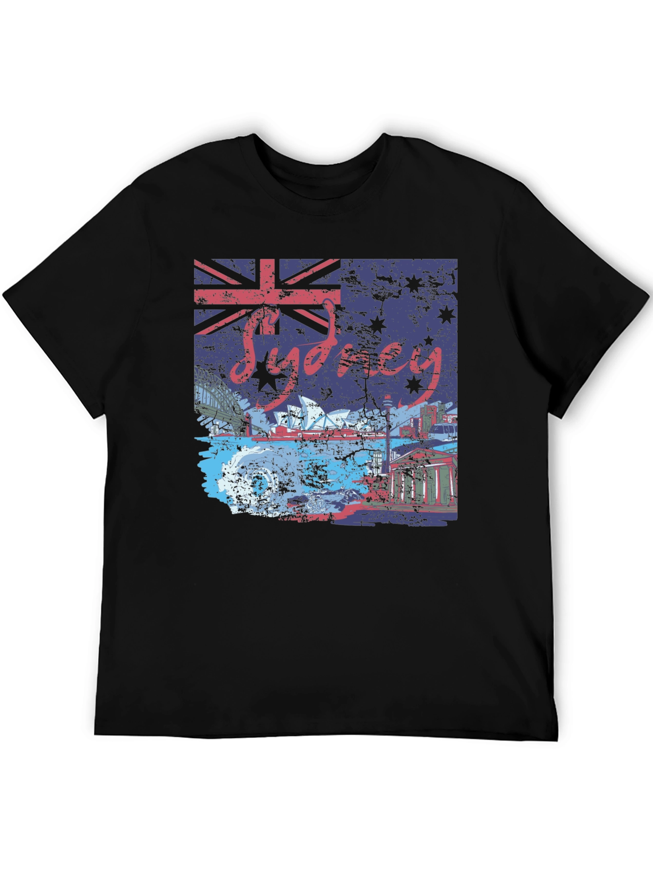 Sydney Australia Flag Graphic T-Shirt