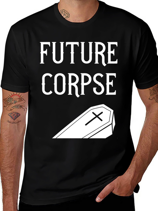 Future Corpse Graphic Tee - Humorous T-Shirt