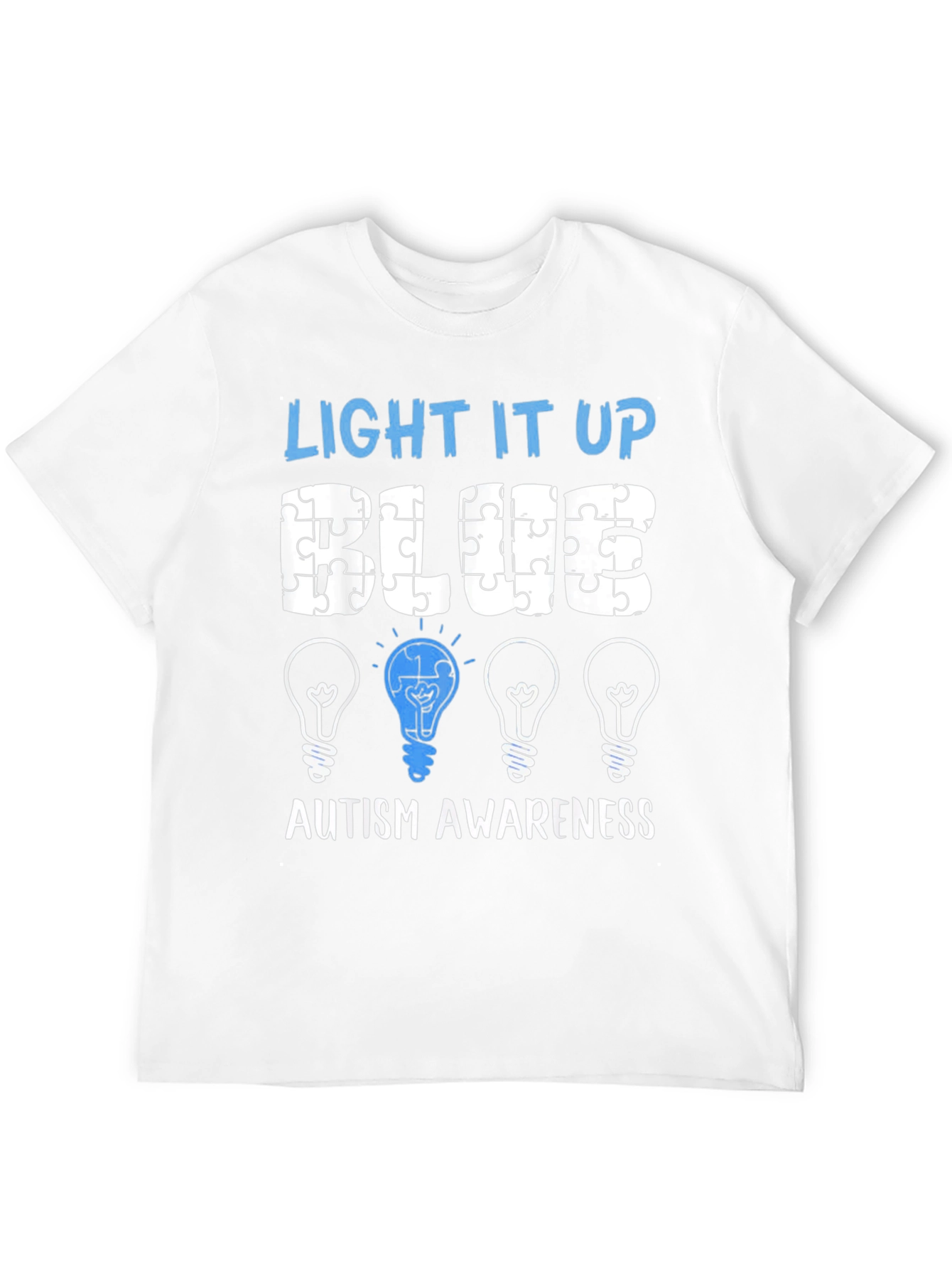 Autism Awareness T-Shirt - Light It Up Blue