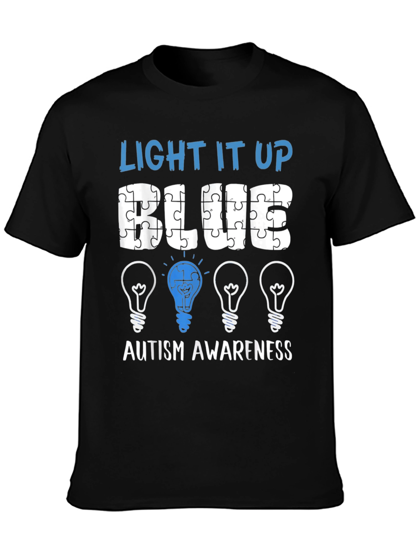 Autism Awareness T-Shirt - Light It Up Blue