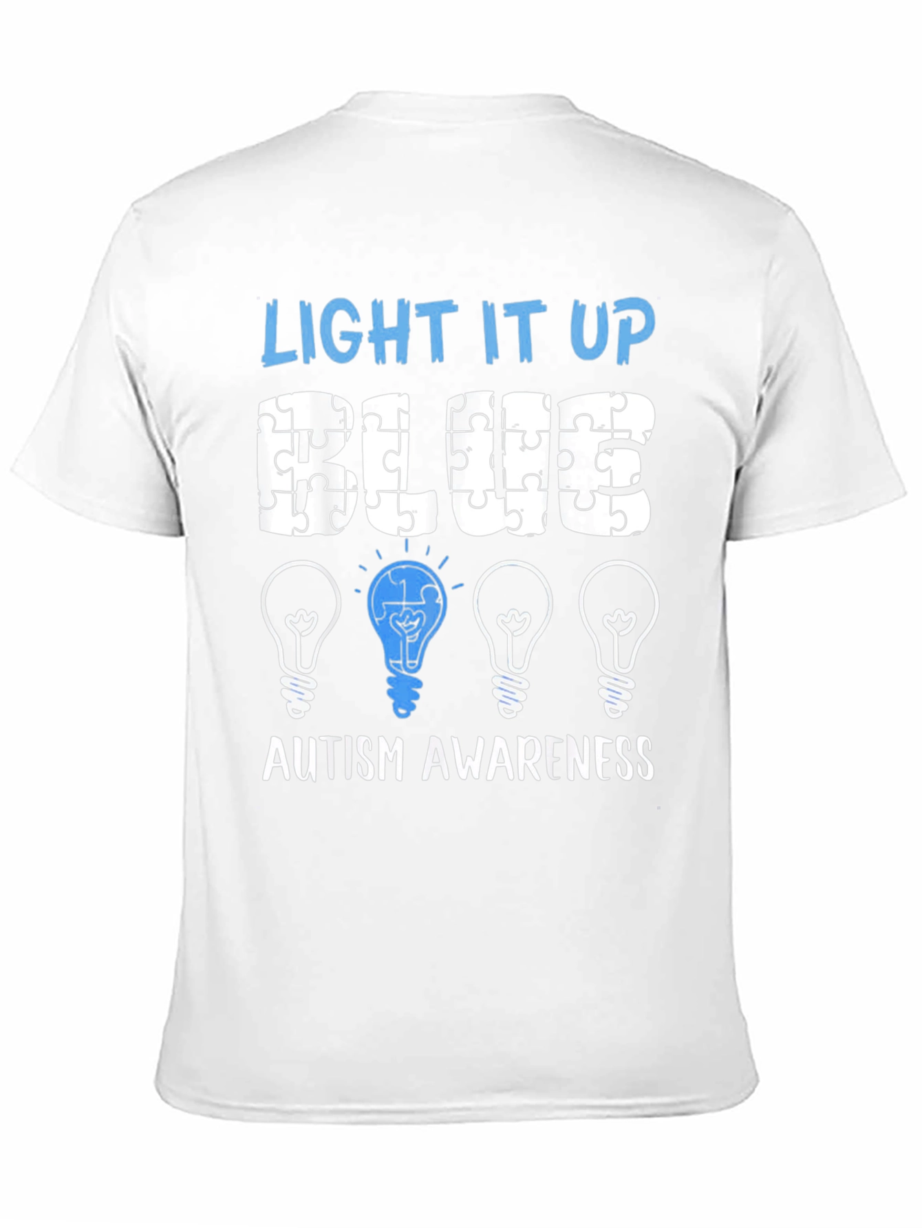 Autism Awareness T-Shirt - Light It Up Blue